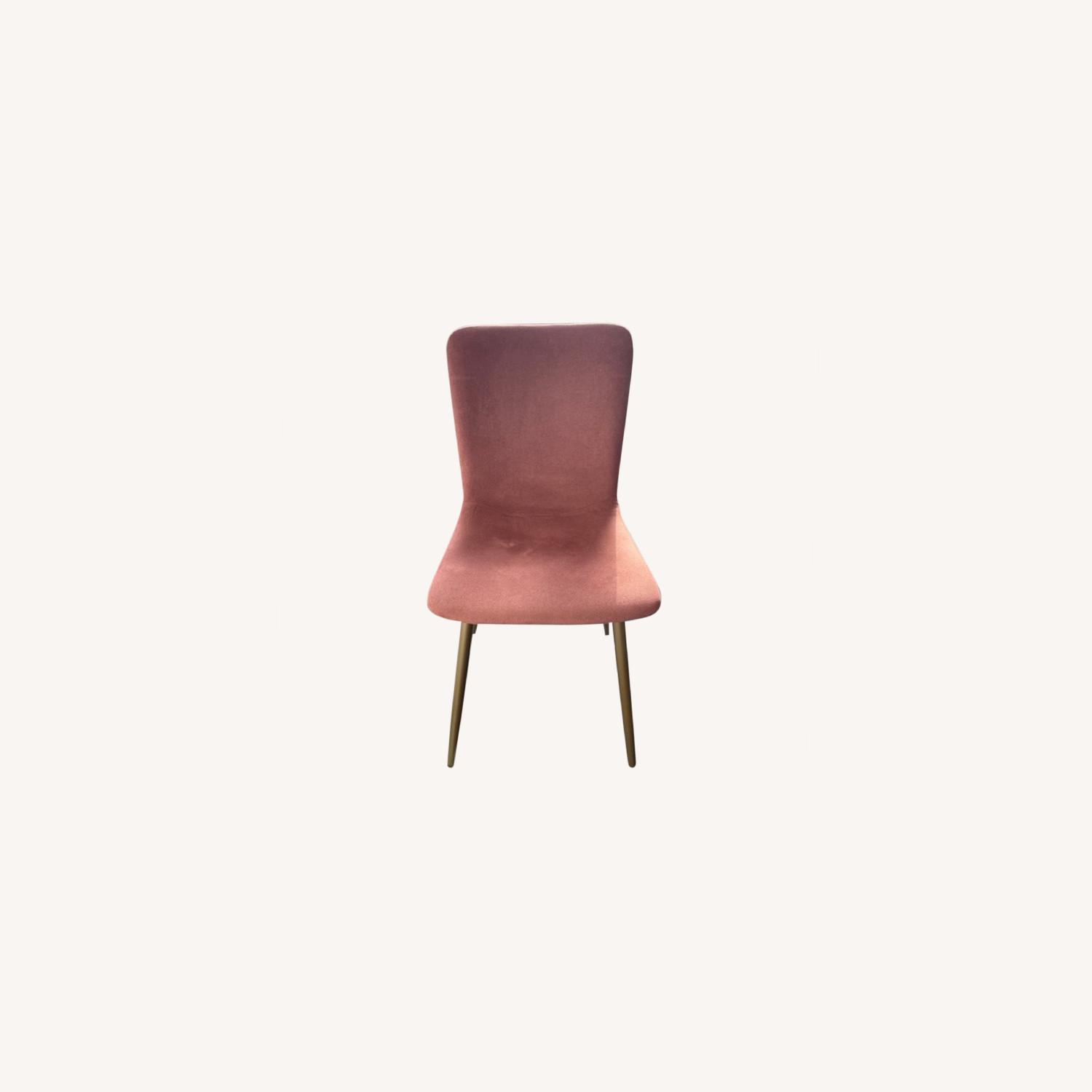 Dusty Rose Dining Chairs AptDeco