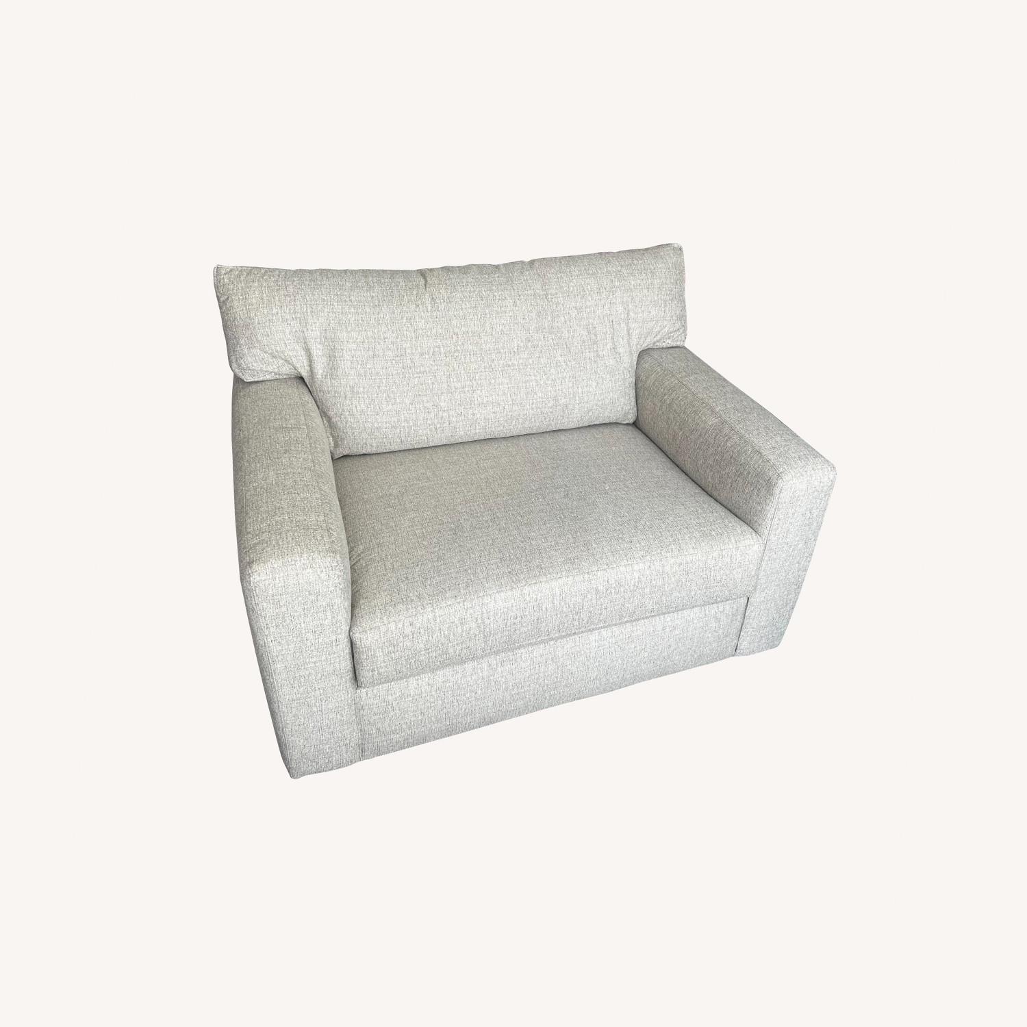 Living Spaces 2 Seater Small Sofa - image-0
