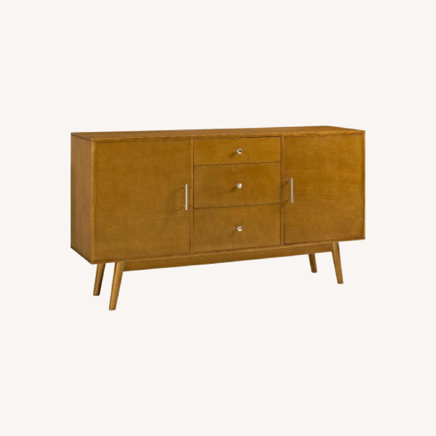 Target Mid Century Modern TV Stand TVs up to 65 AptDeco