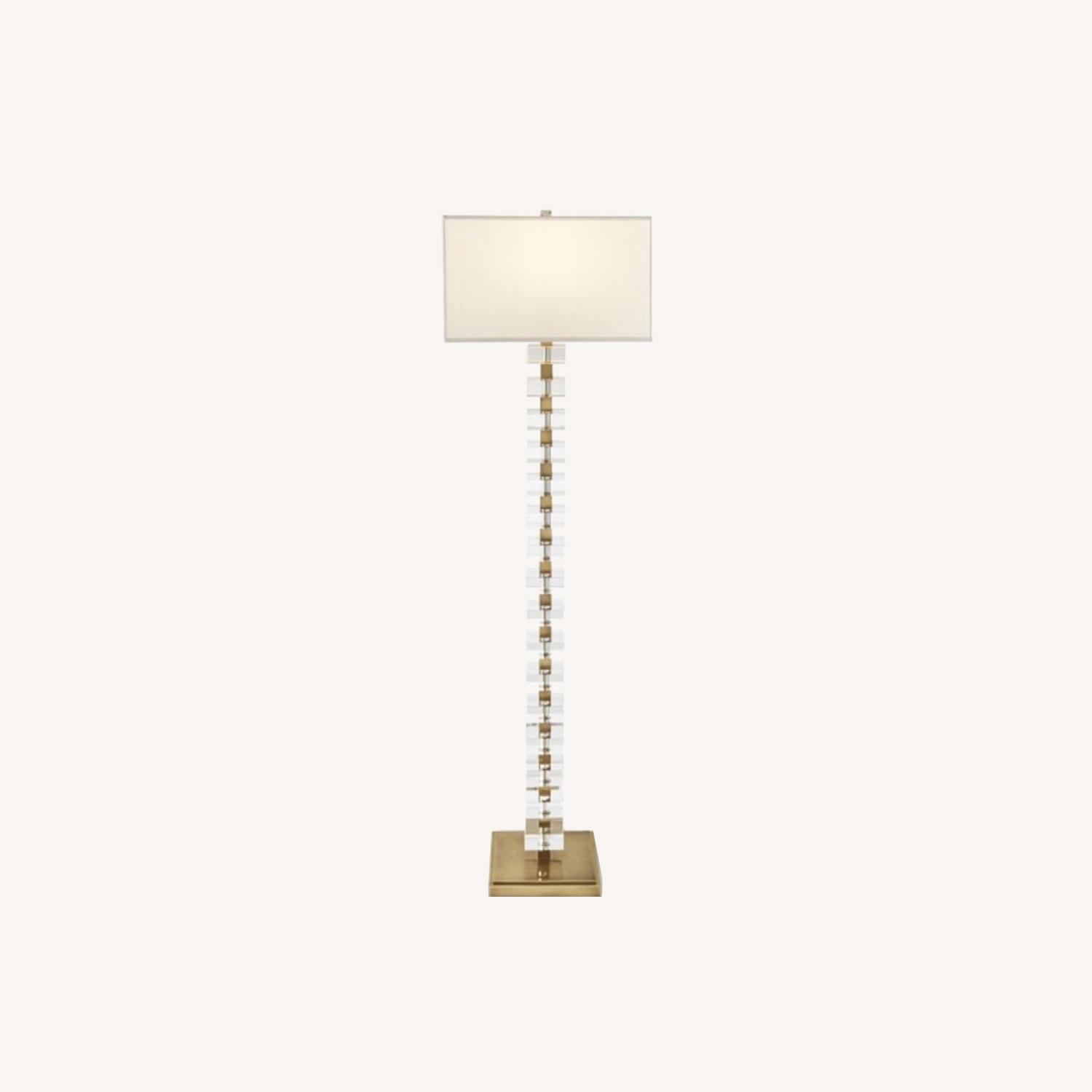 Williams Sonoma Stacked Crystal Floor Lamp - image-5