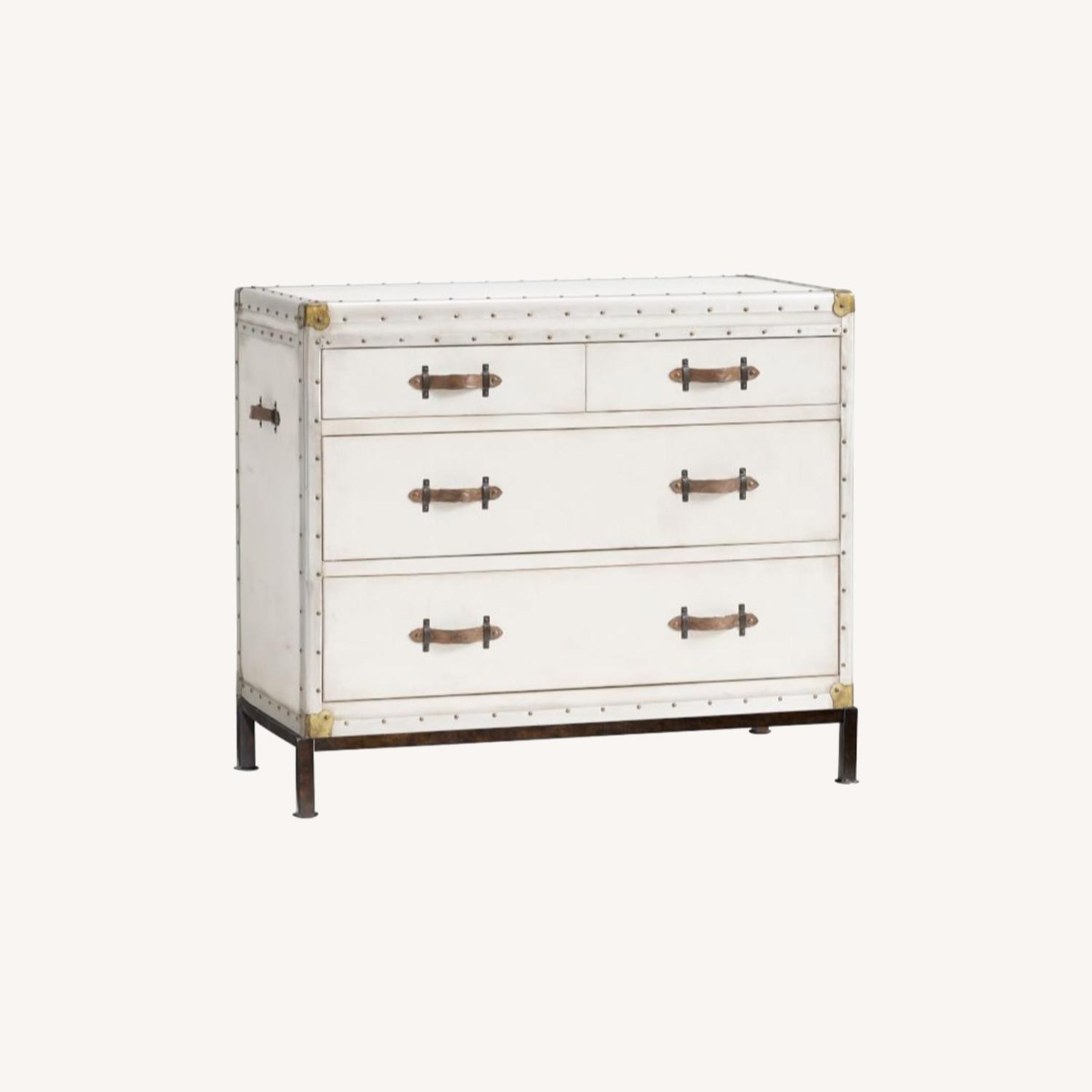 Pottery Barn Ludlow Trunk 4Drawer Wide Dresser AptDeco