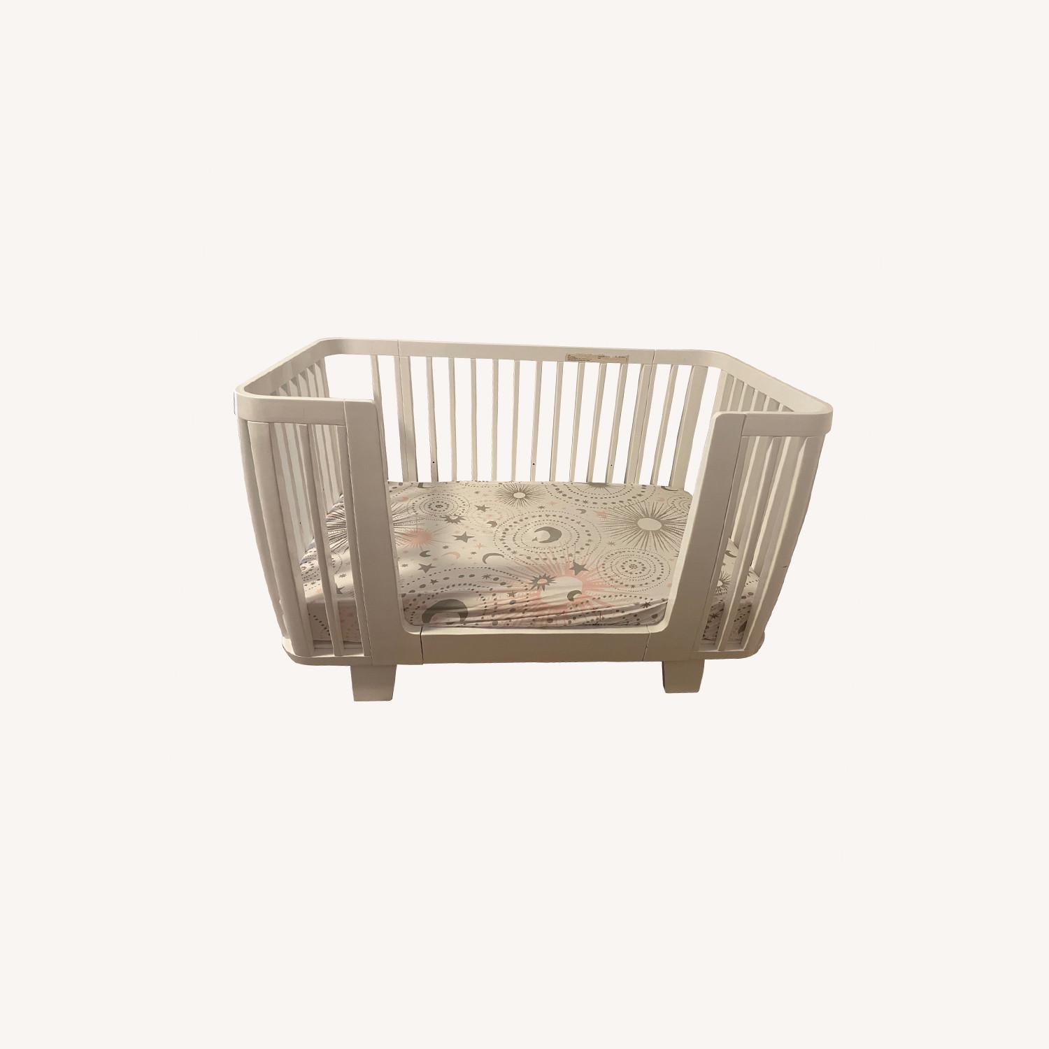 2 Bloom Retro Cribs + Toddler Conversion Kits AptDeco