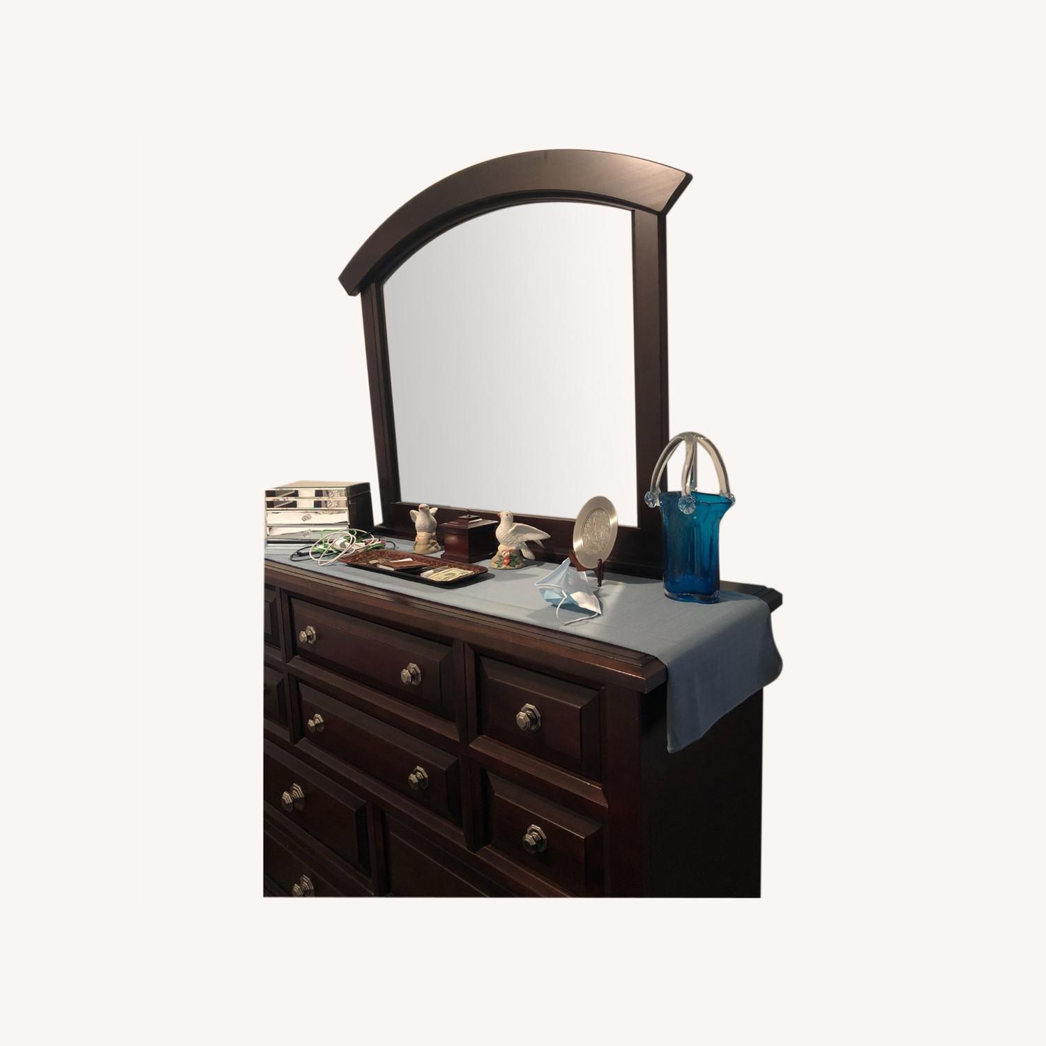 Vaughan Bassett Dresser with Mirror AptDeco