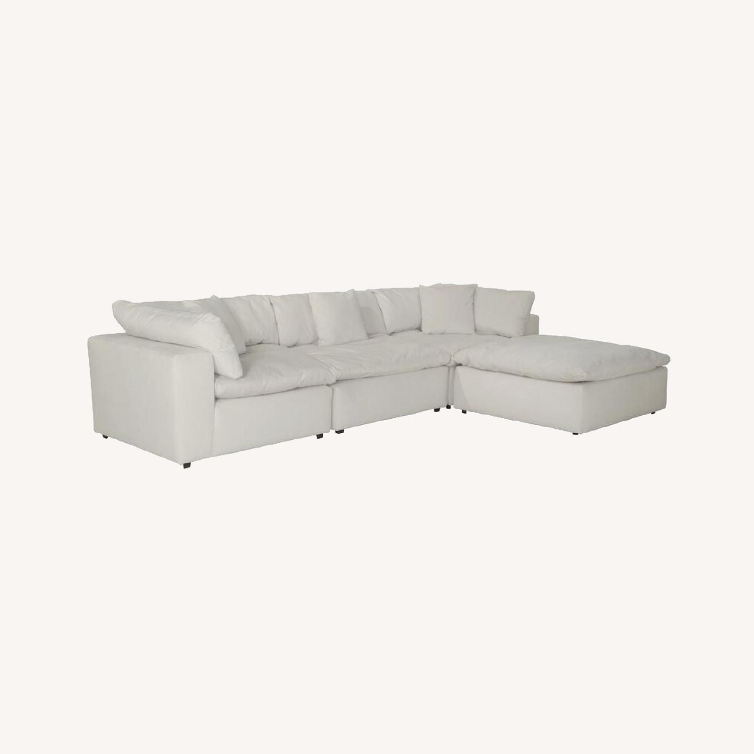 Wayfair Sofa with Chaise and Ottoman AptDeco
