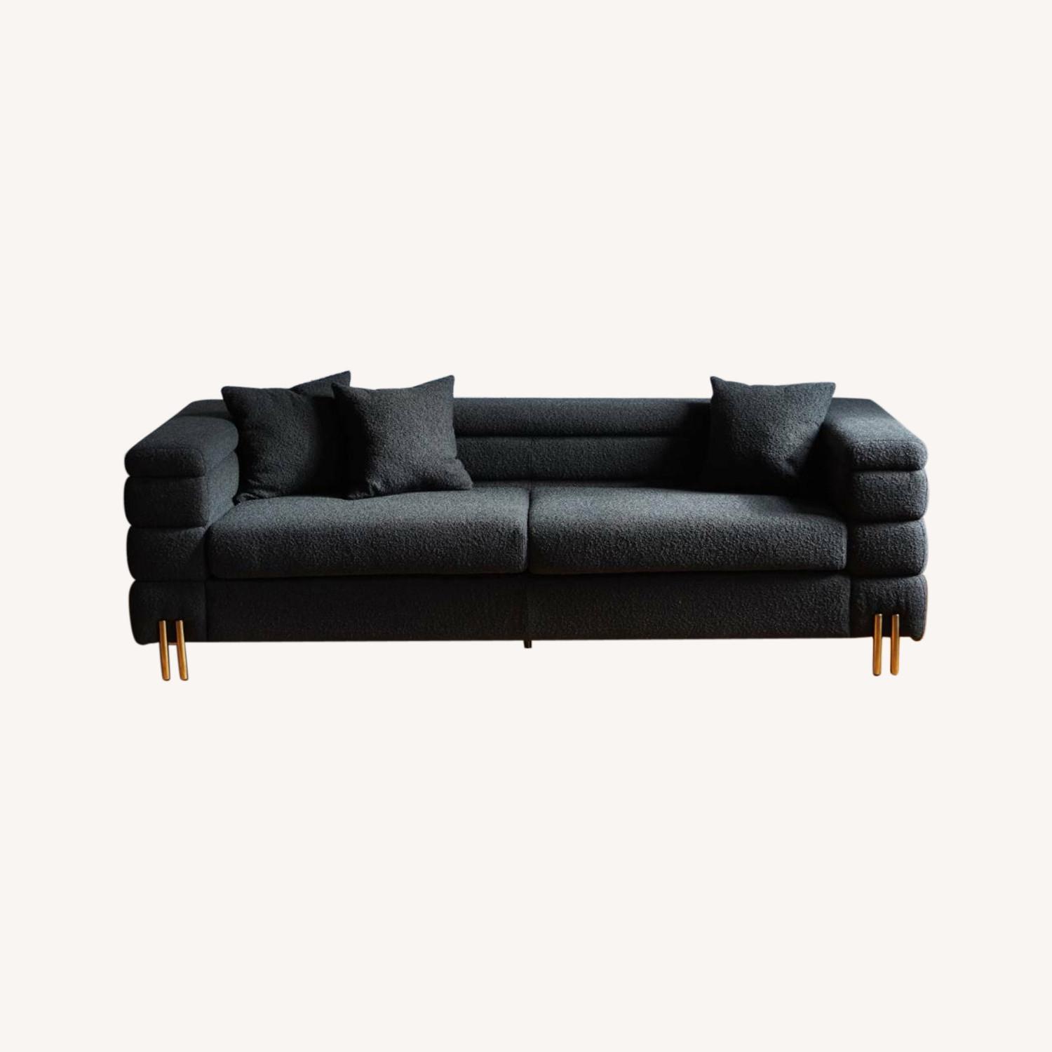 Stunning Boucle Modern Sofa - image-4