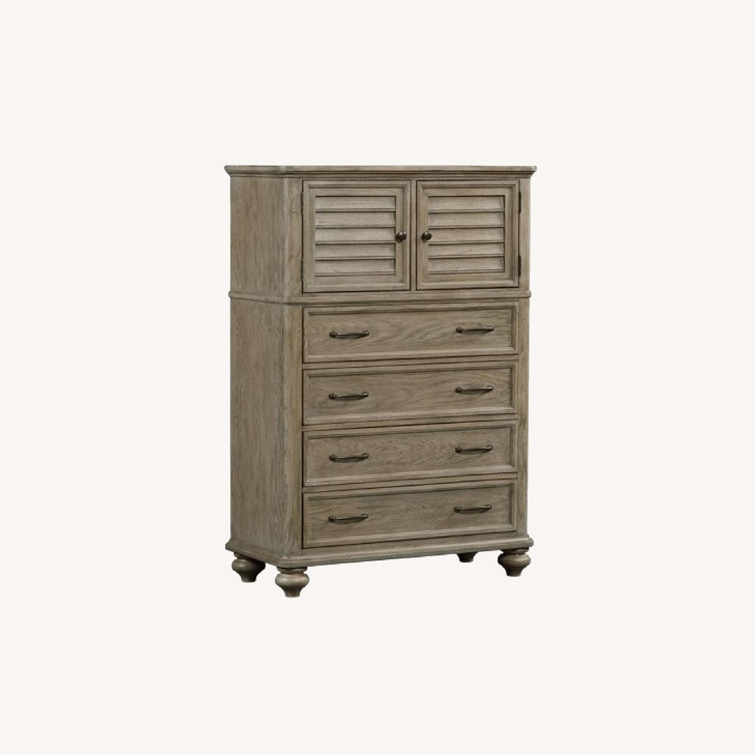 Havertys Lakelan Tall Dresser with 2 Doors and 4 Drawers AptDeco