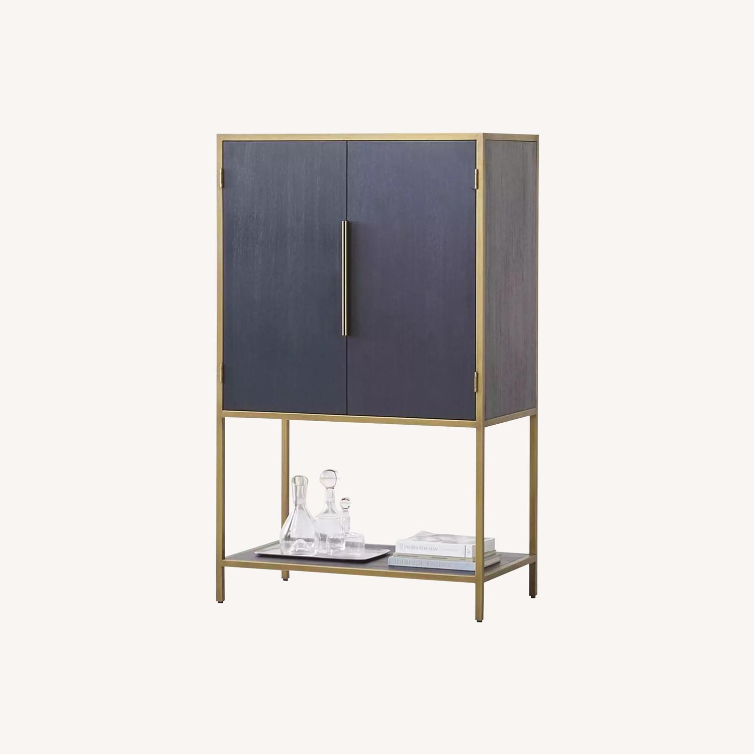 Crate & Barrel Oxford Black Bar AptDeco