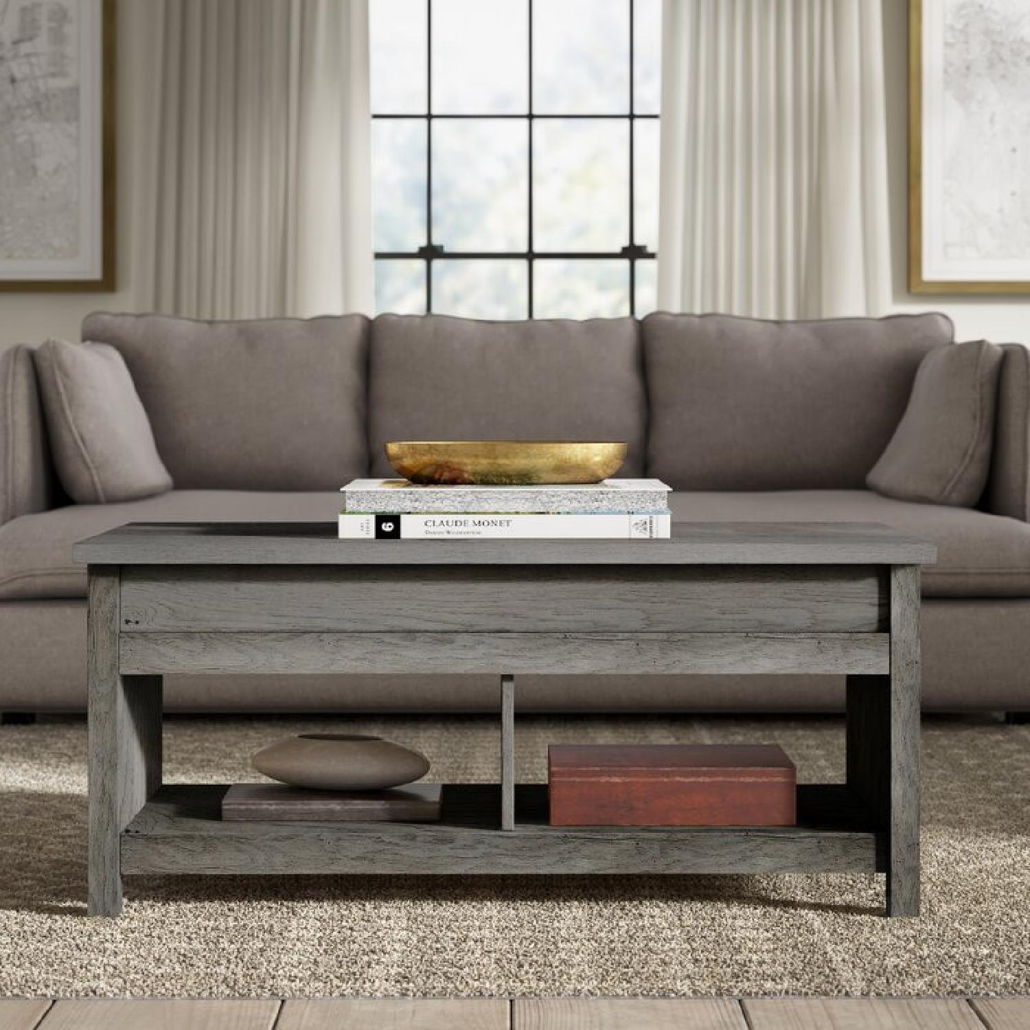 Wayfair Grey Lift Top Coffee Table AptDeco