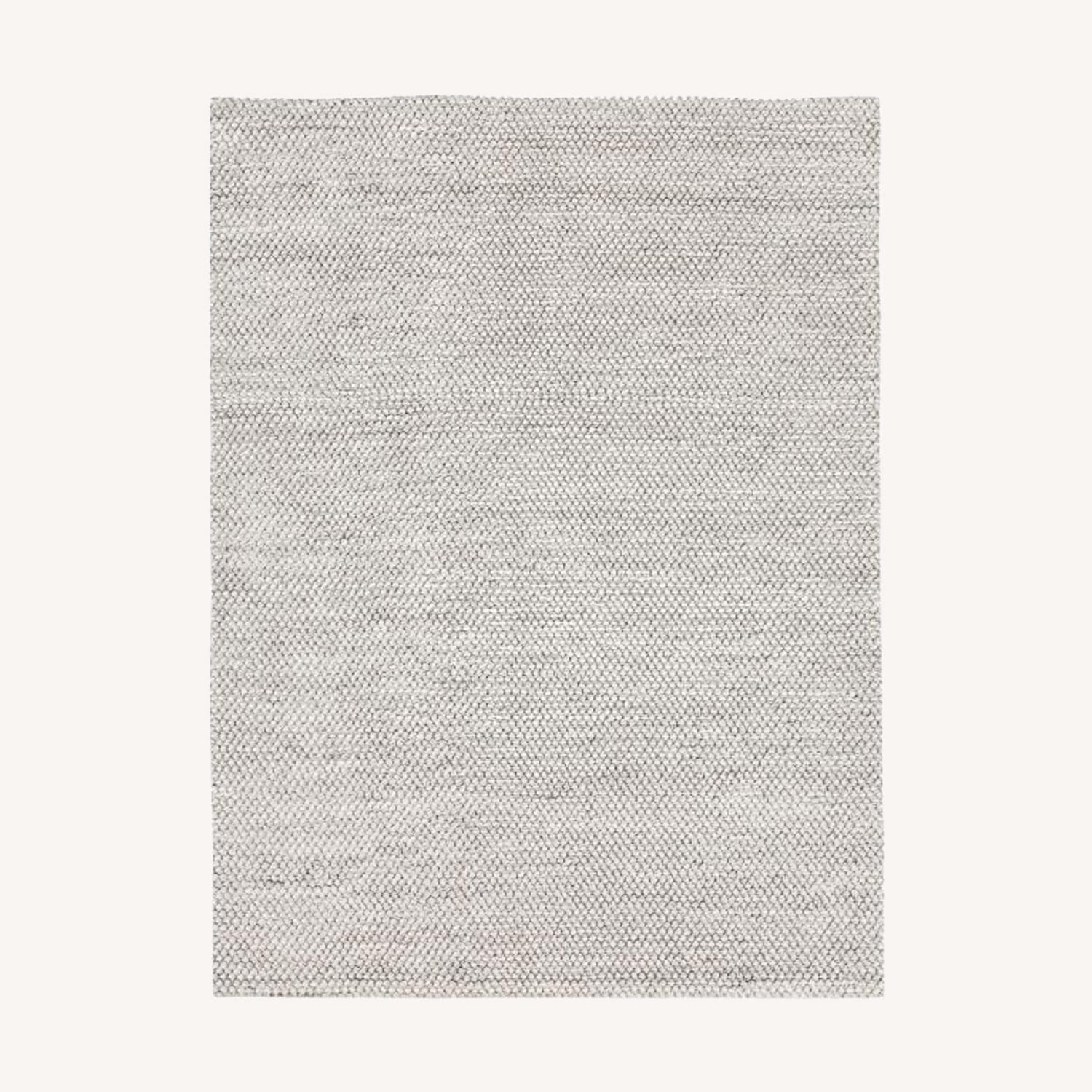 West Elm Jute Bauble Rug, 8x10, Pearl Gray - image-0