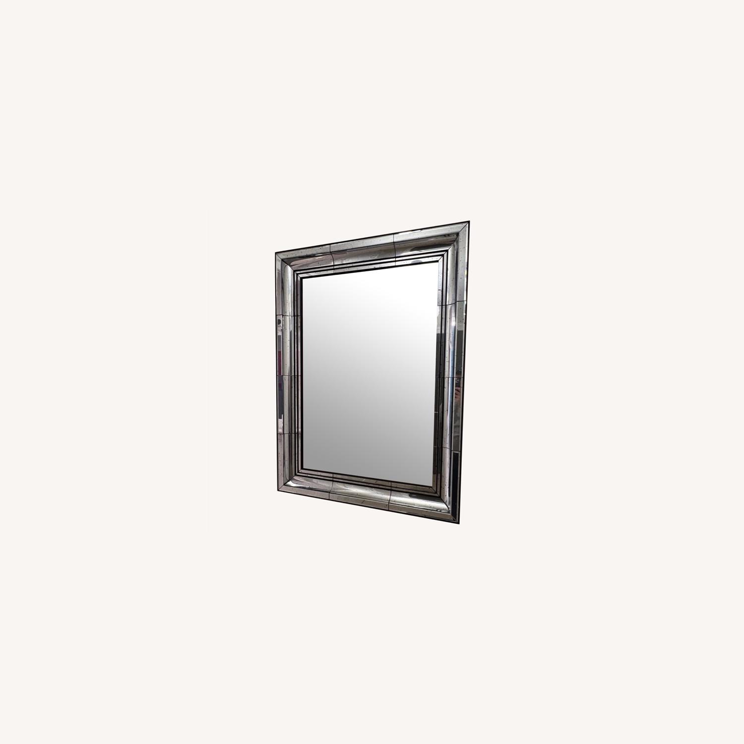 Restoration Hardware Antique Glass Molded Mirror - image-0