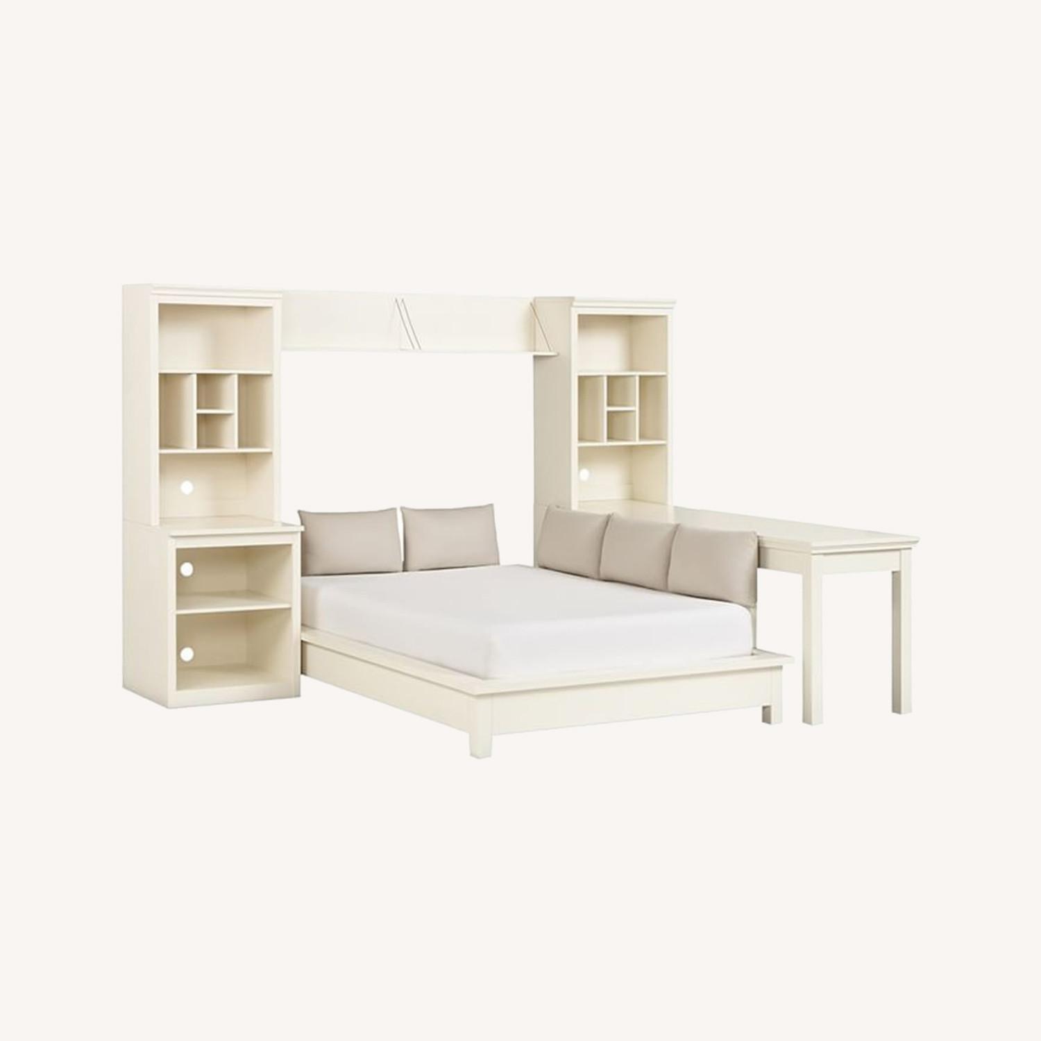 Pottery Barn Stuff Your Stuff Platform Bed Full Size AptDeco