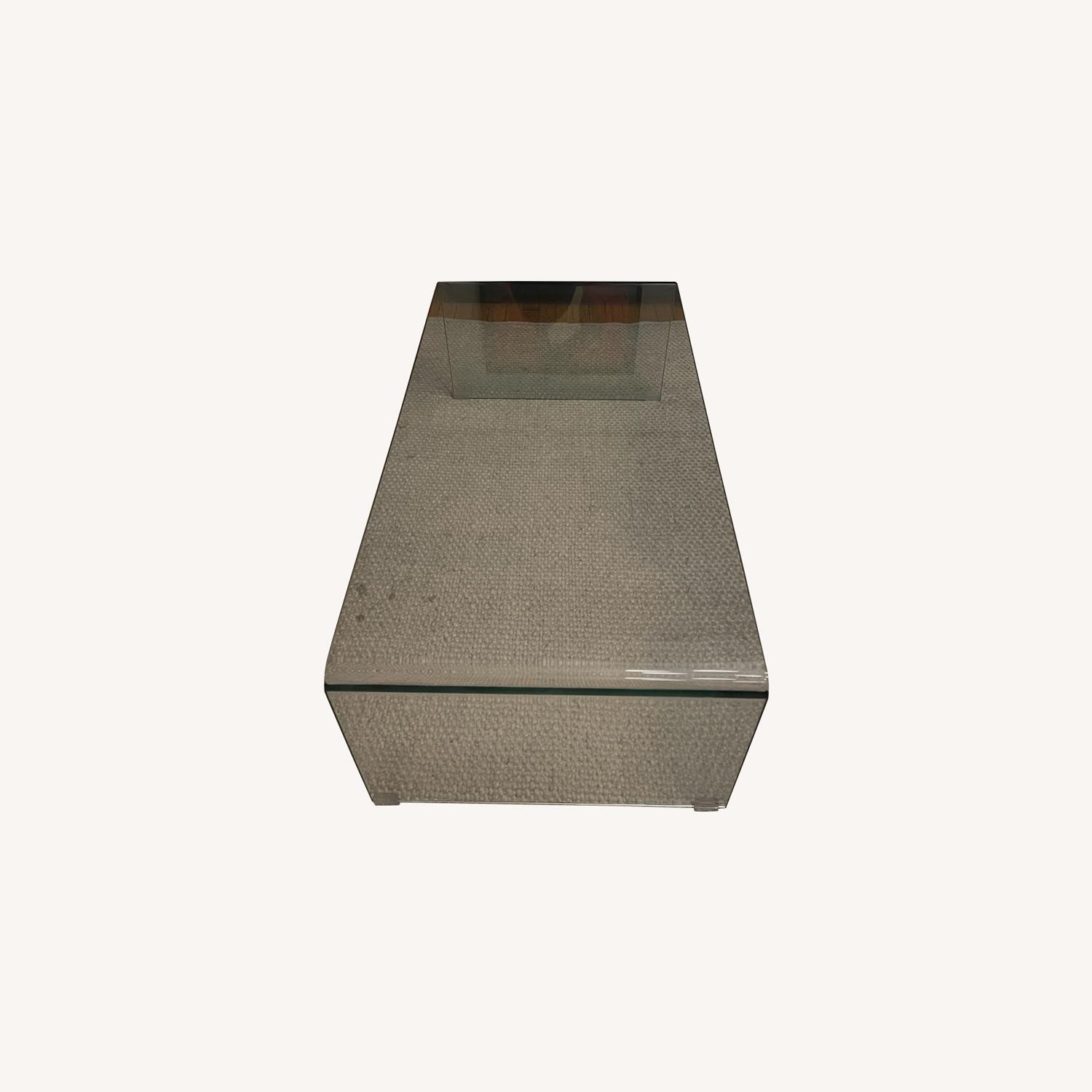 Dasher Glass Sled Coffee table - image-0