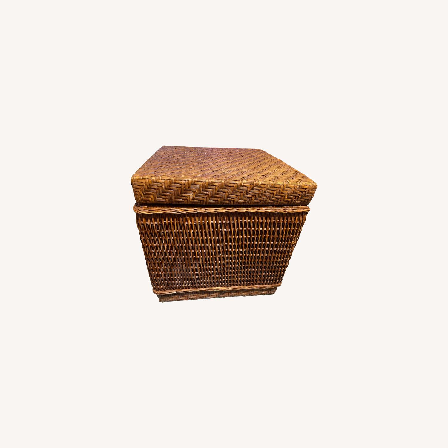 Wicker Storage Cube AptDeco