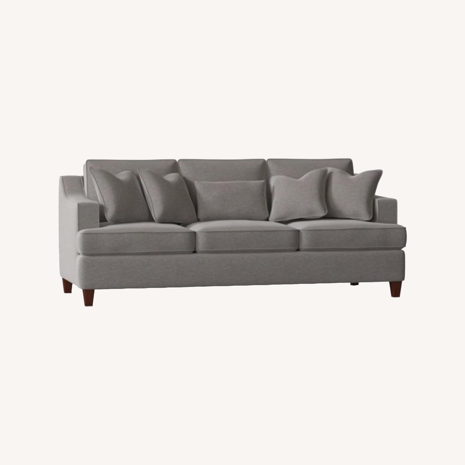 Wayfair 91 Gray Sofa AptDeco