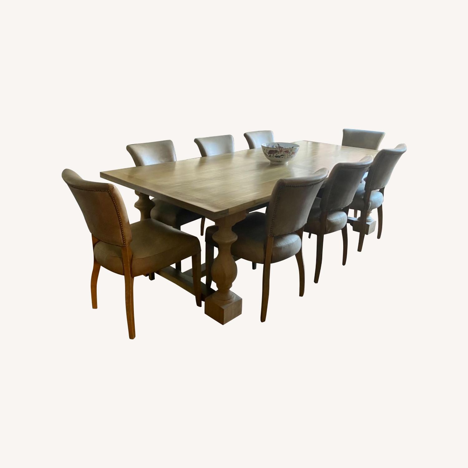 Restoration Hardware Hardwood Dining Table - image-0