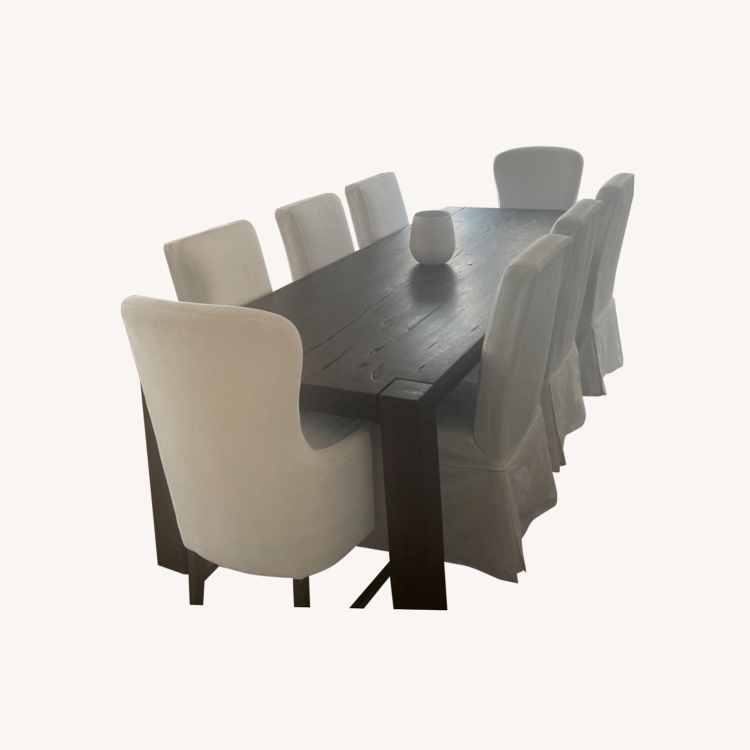 6 Covered Dining Chairs AptDeco