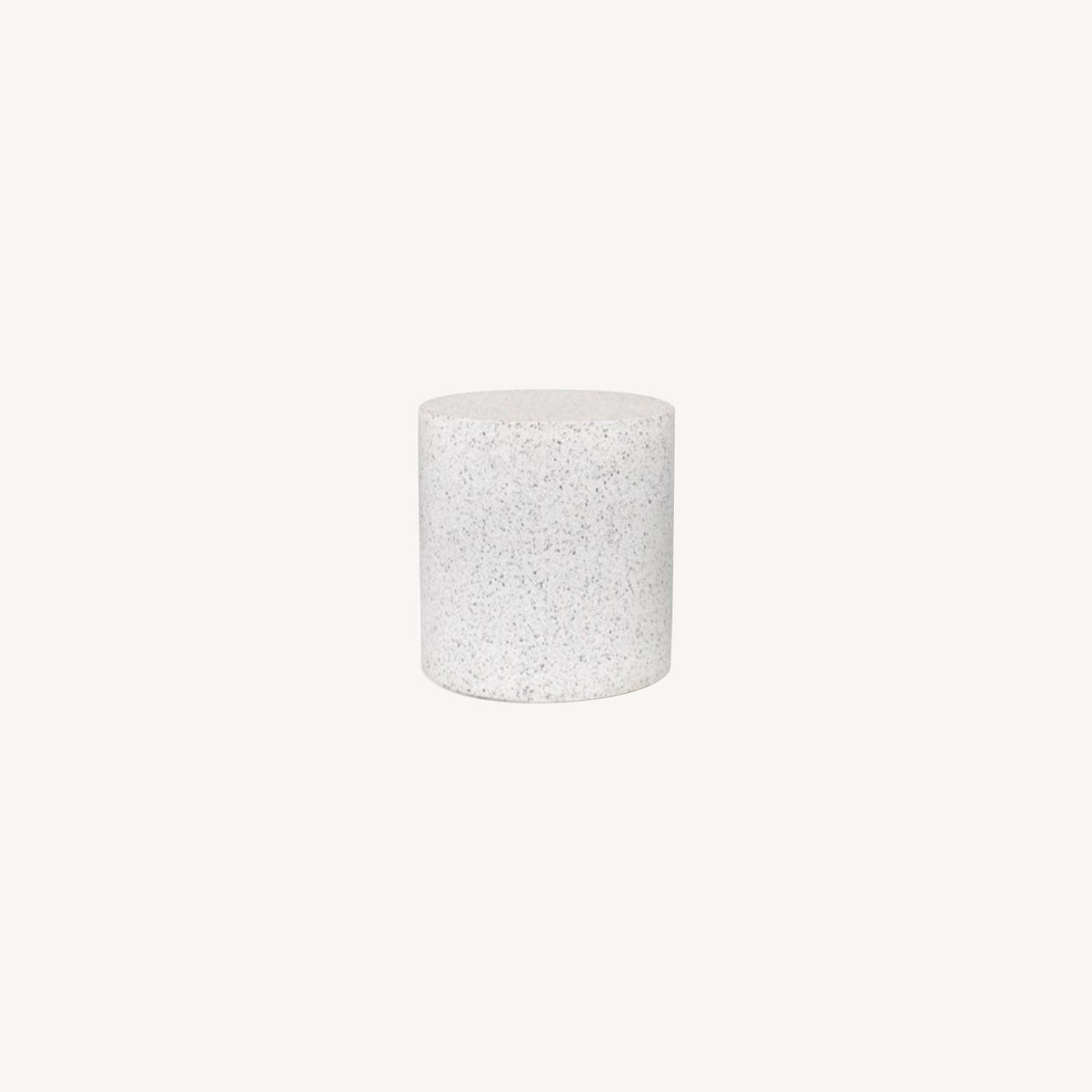 Article Solina Gray Terrazzo Stool - image-0