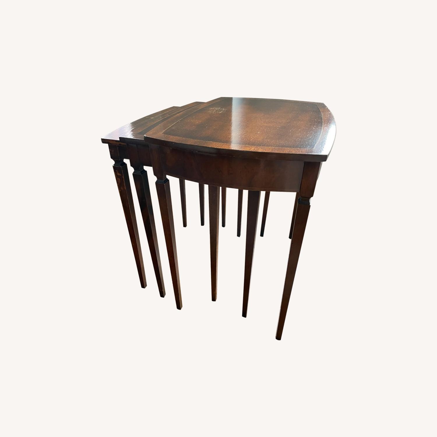 Antique Stacking Side Tables - image-0