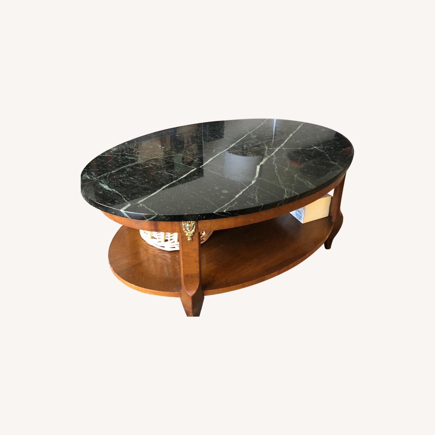Drexel Heritage Marble Coffee Table - image-0