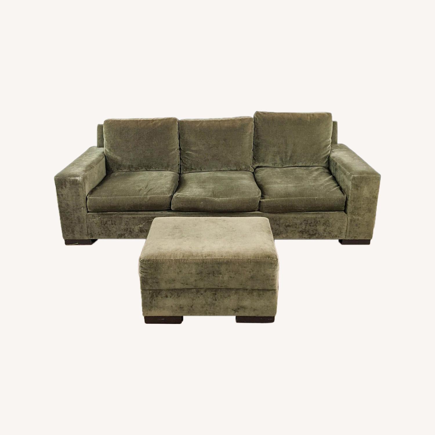 Z Gallerie Sofa and Ottoman AptDeco