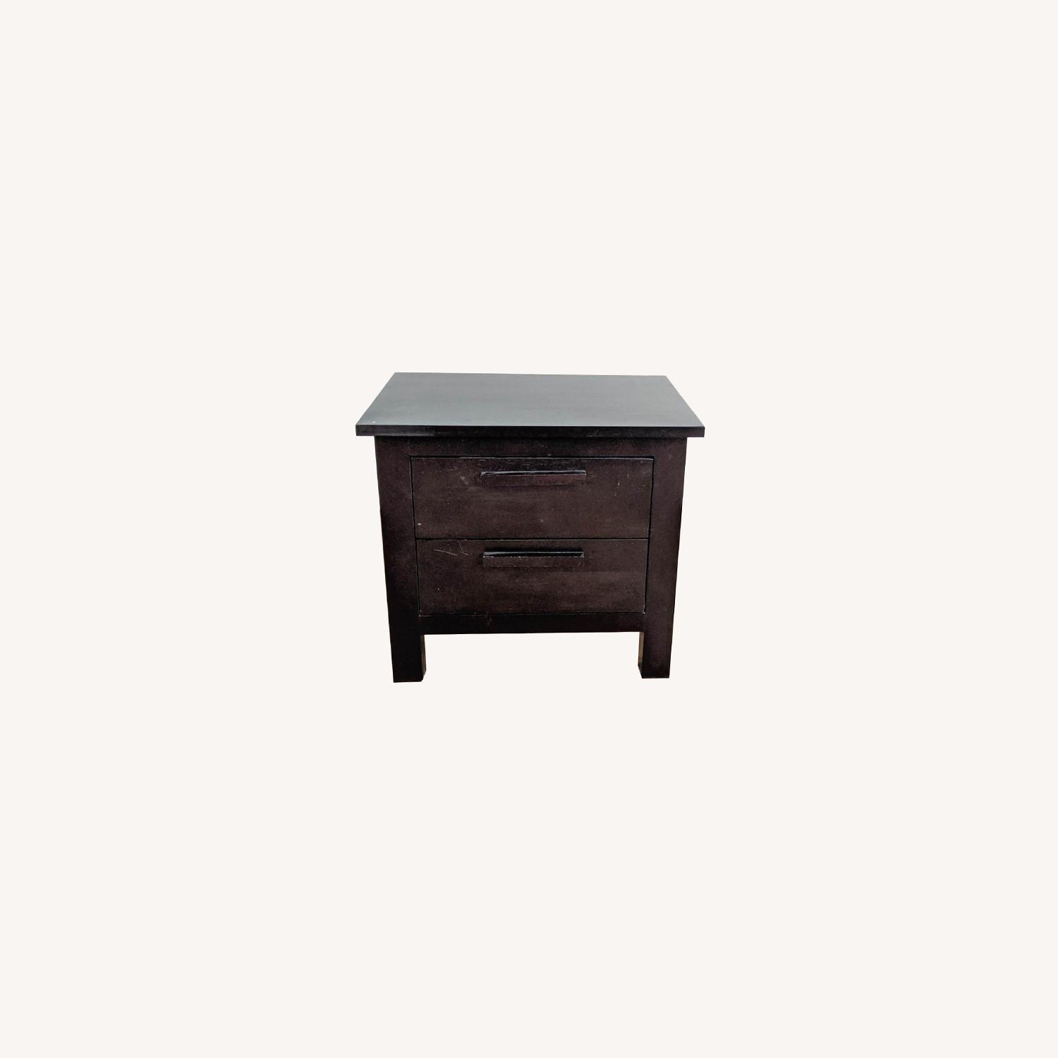 Pair of Scandinavian Designs Wooden Nightstands AptDeco