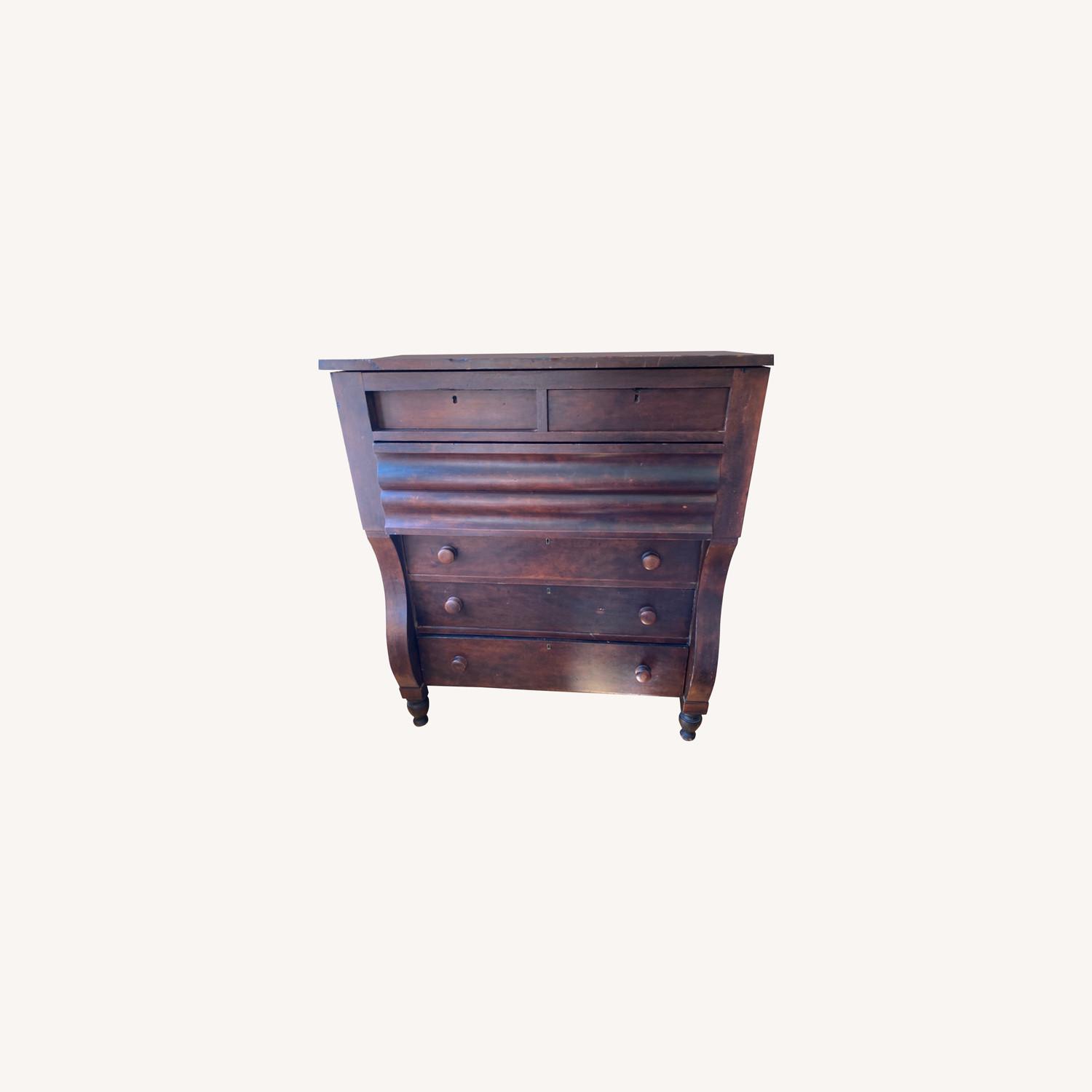 Antique Dovetail Join Handmade Chest of Drawers - image-0