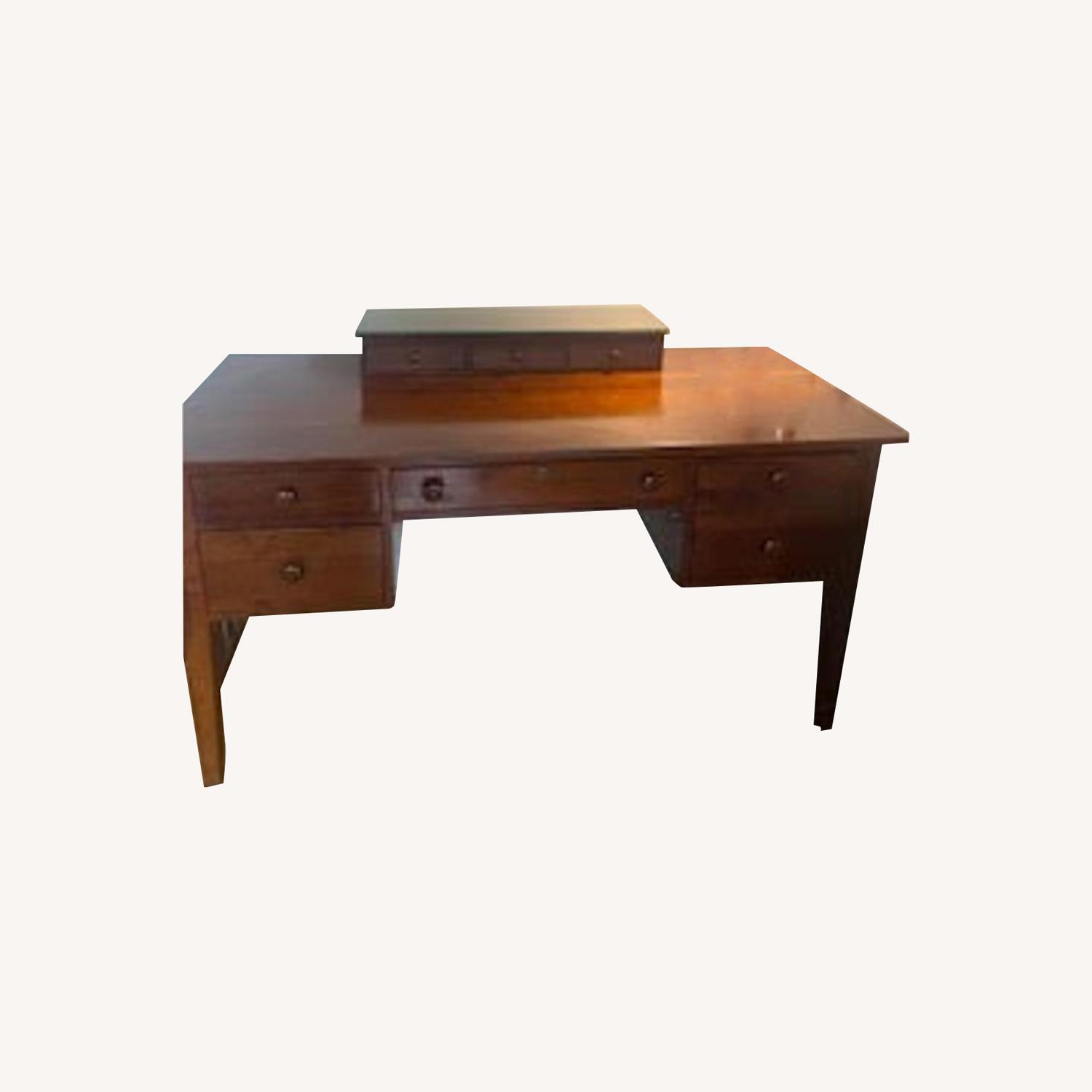 Ethan Allen Cherry Wood Desk - image-0