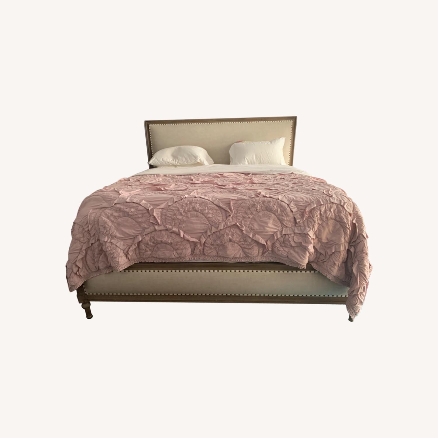 Restoration Hardware Fabric Panel Bed AptDeco