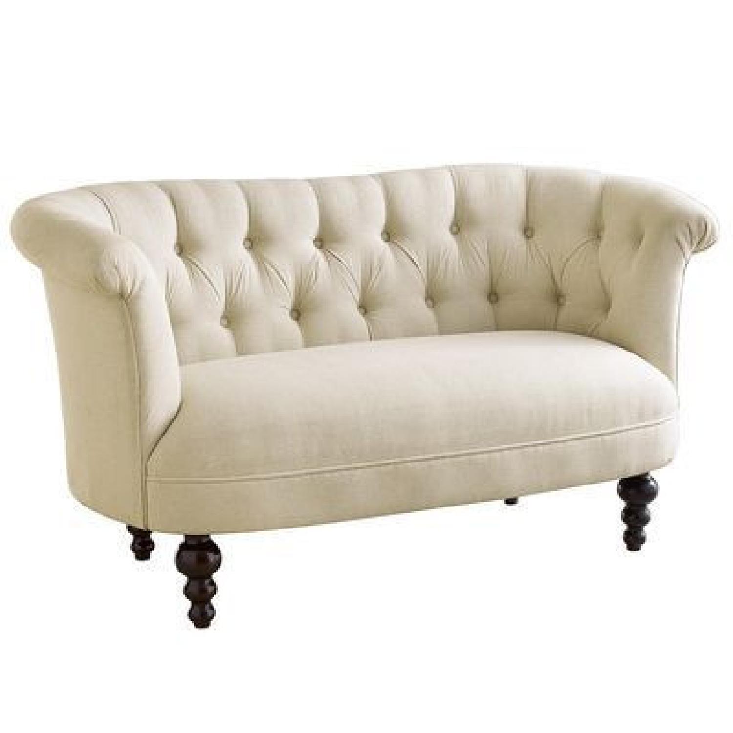 Pier 1 Imports Colette Flax Beige Loveseat - image-4