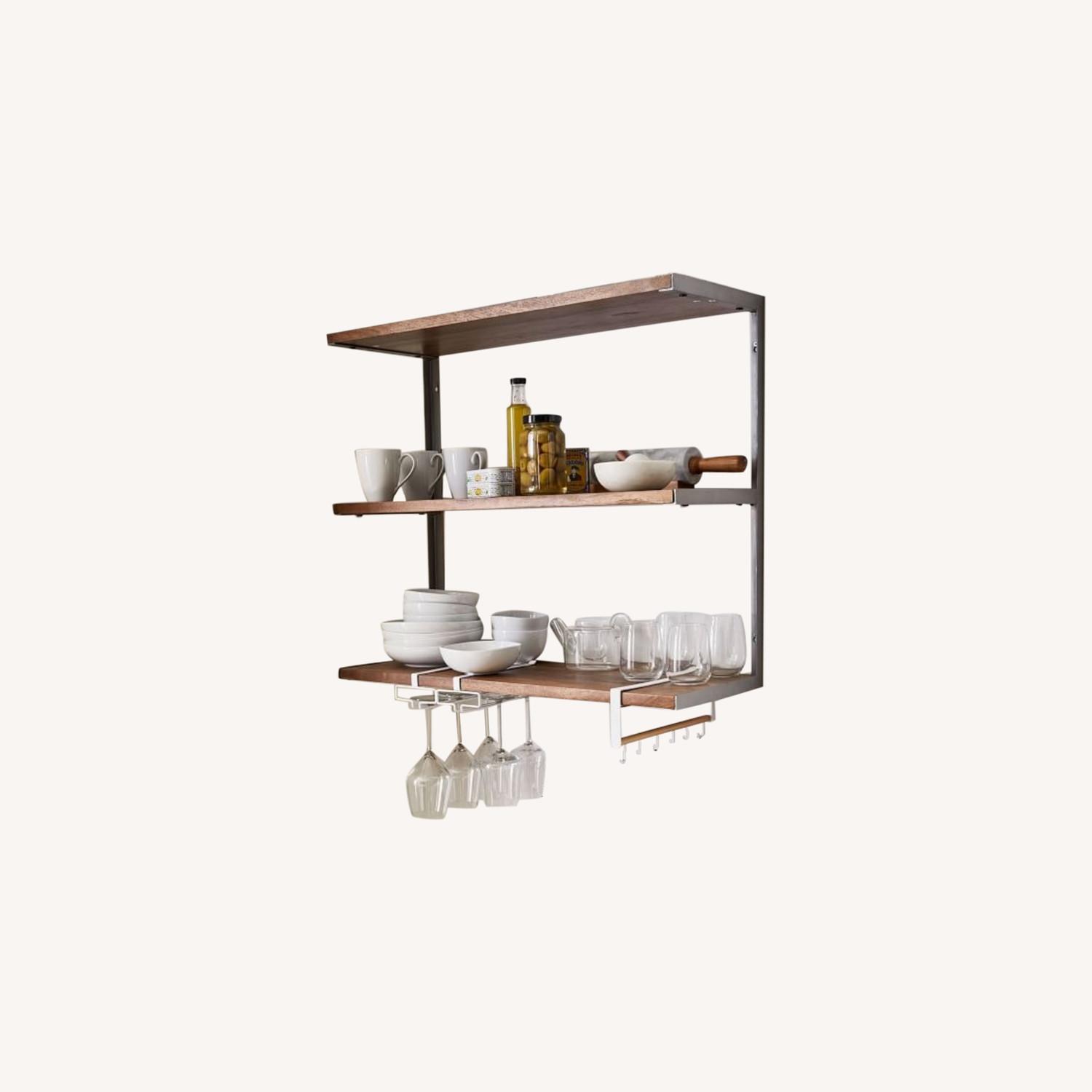 West Elm LBeam 3Tiered Wall Shelves AptDeco
