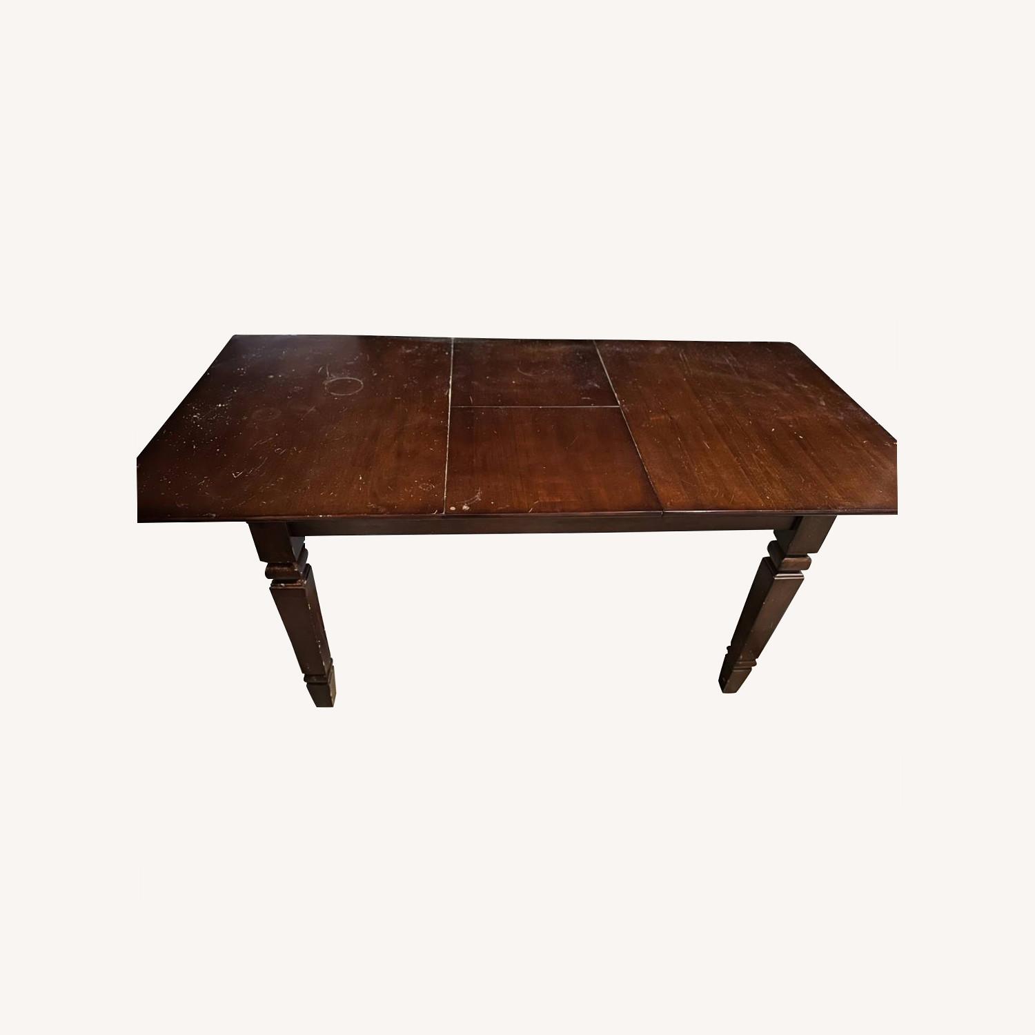 Pottery Barn Extending Dining Table with 4 Chairs AptDeco