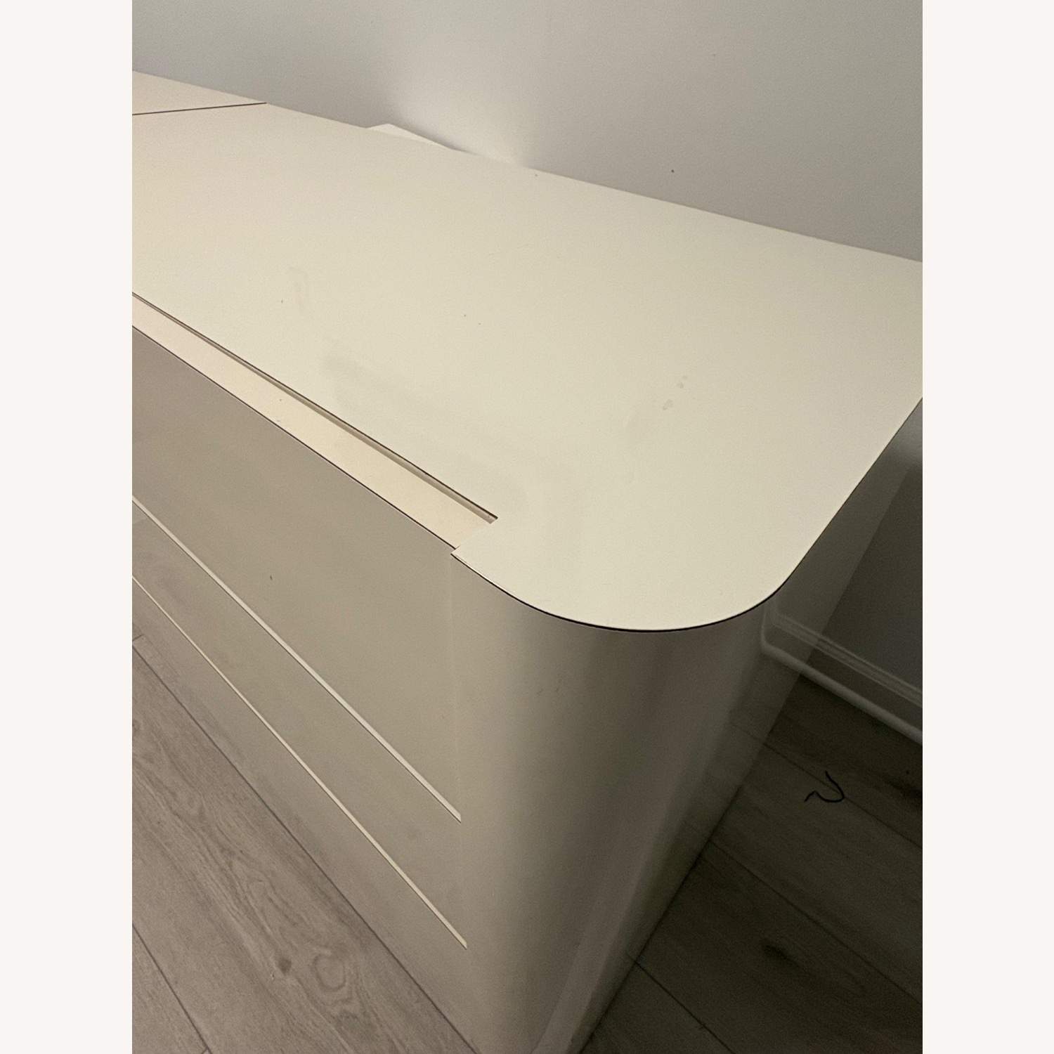 White Custom Made Formica Dresser - image-7