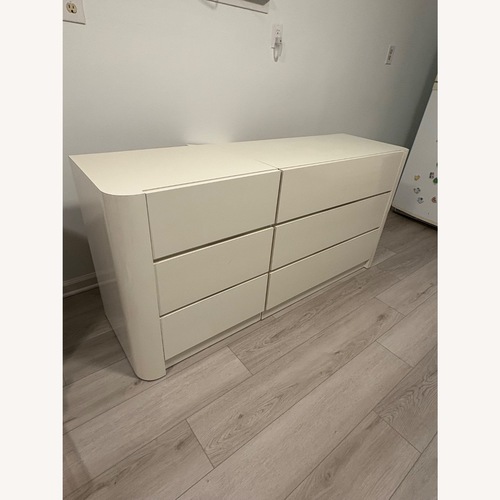 Used White Custom Made Formica Dresser for sale on AptDeco