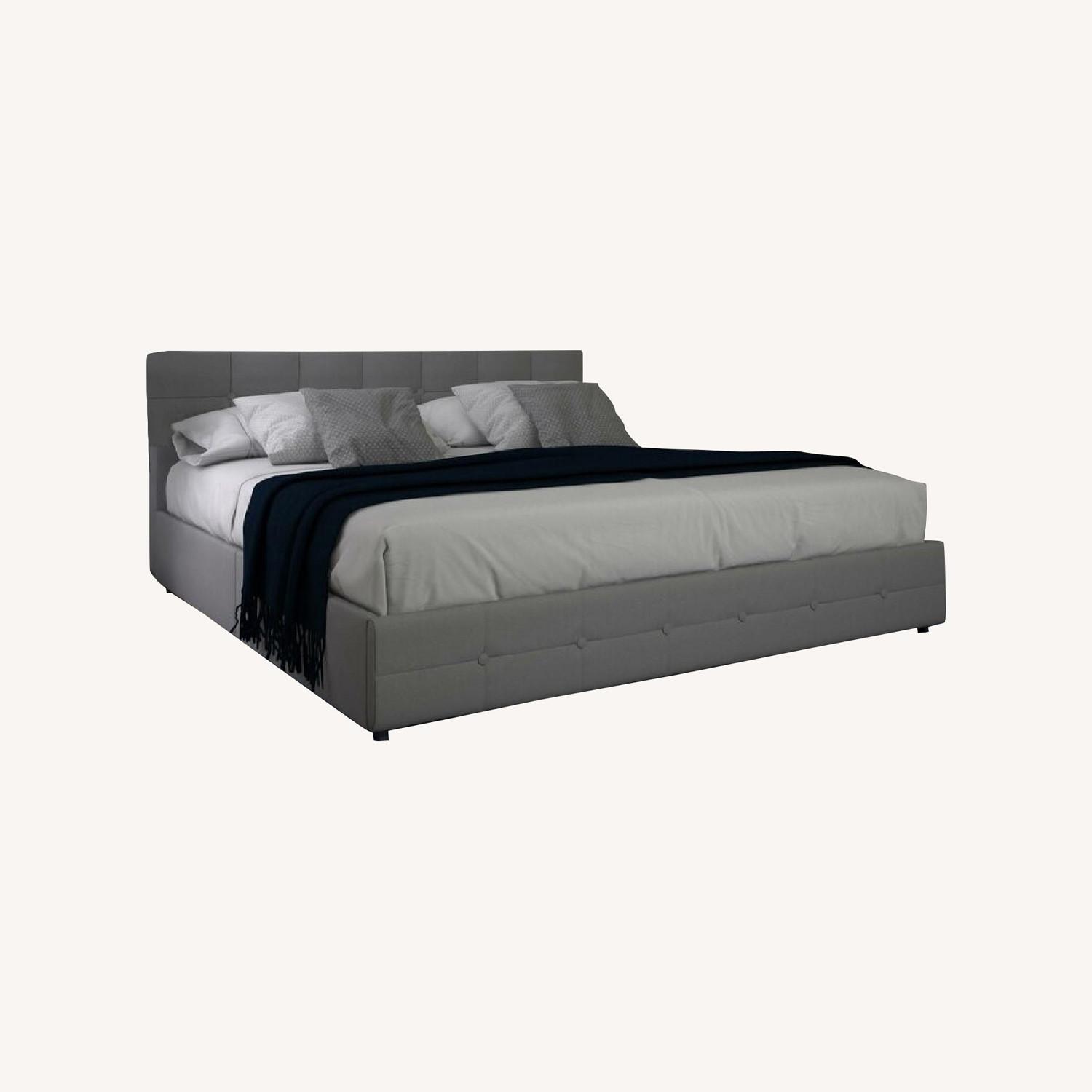 Wayfair Upholstered Full Sized Bedframe with Storage AptDeco