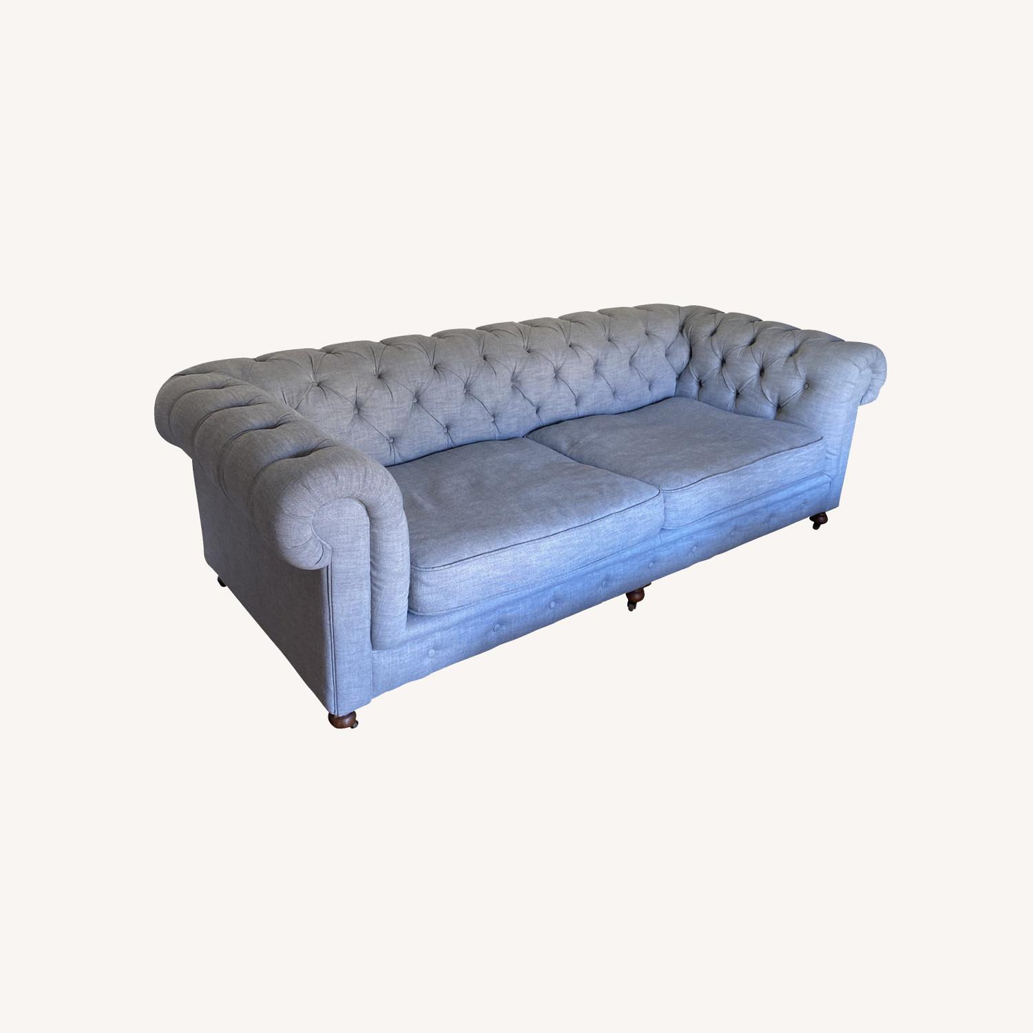 Restoration Hardware Gray Kensington Sofa AptDeco