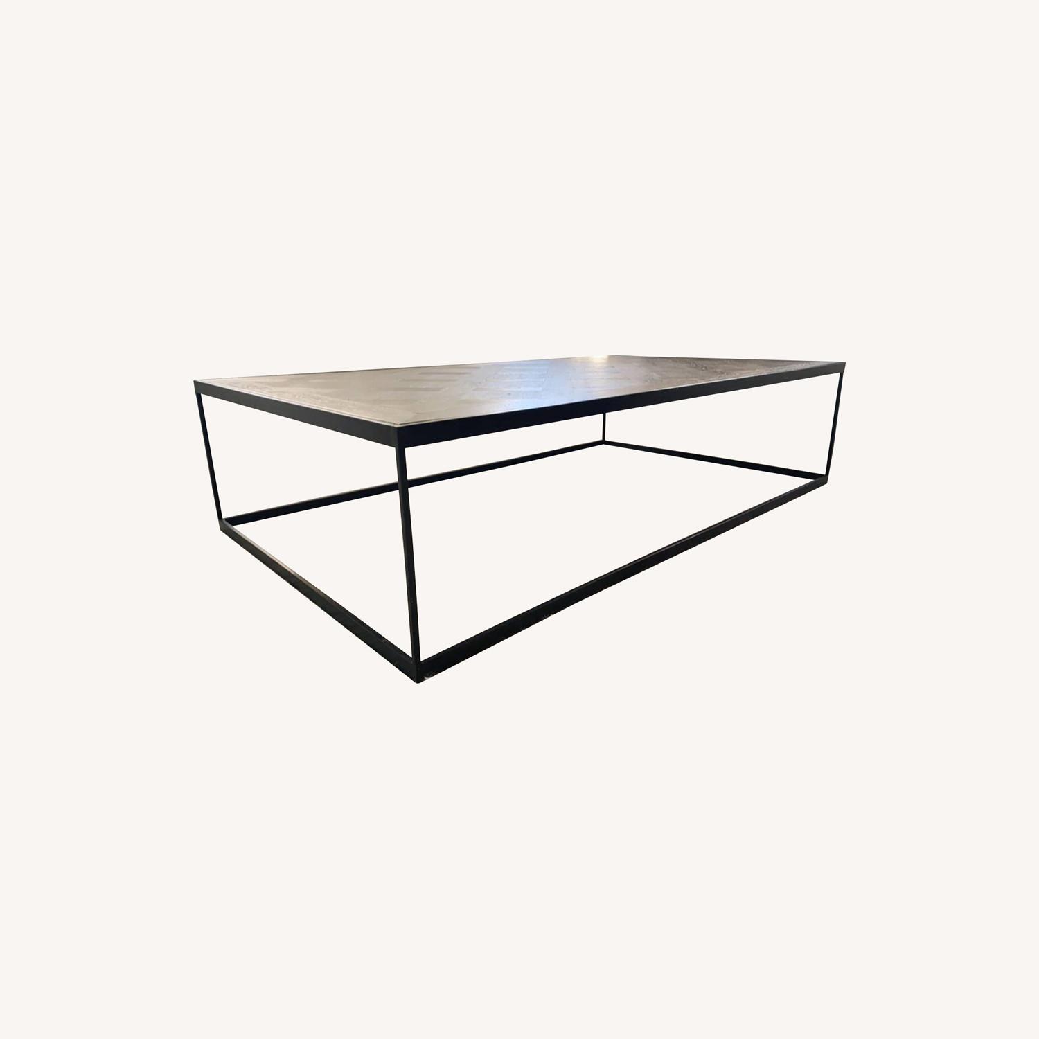 Restoration Hardware Reclaimed Oak Coffee Table AptDeco