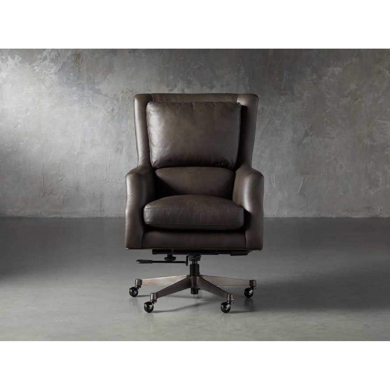 Arhaus Alex Leather Desk Chair - image-6