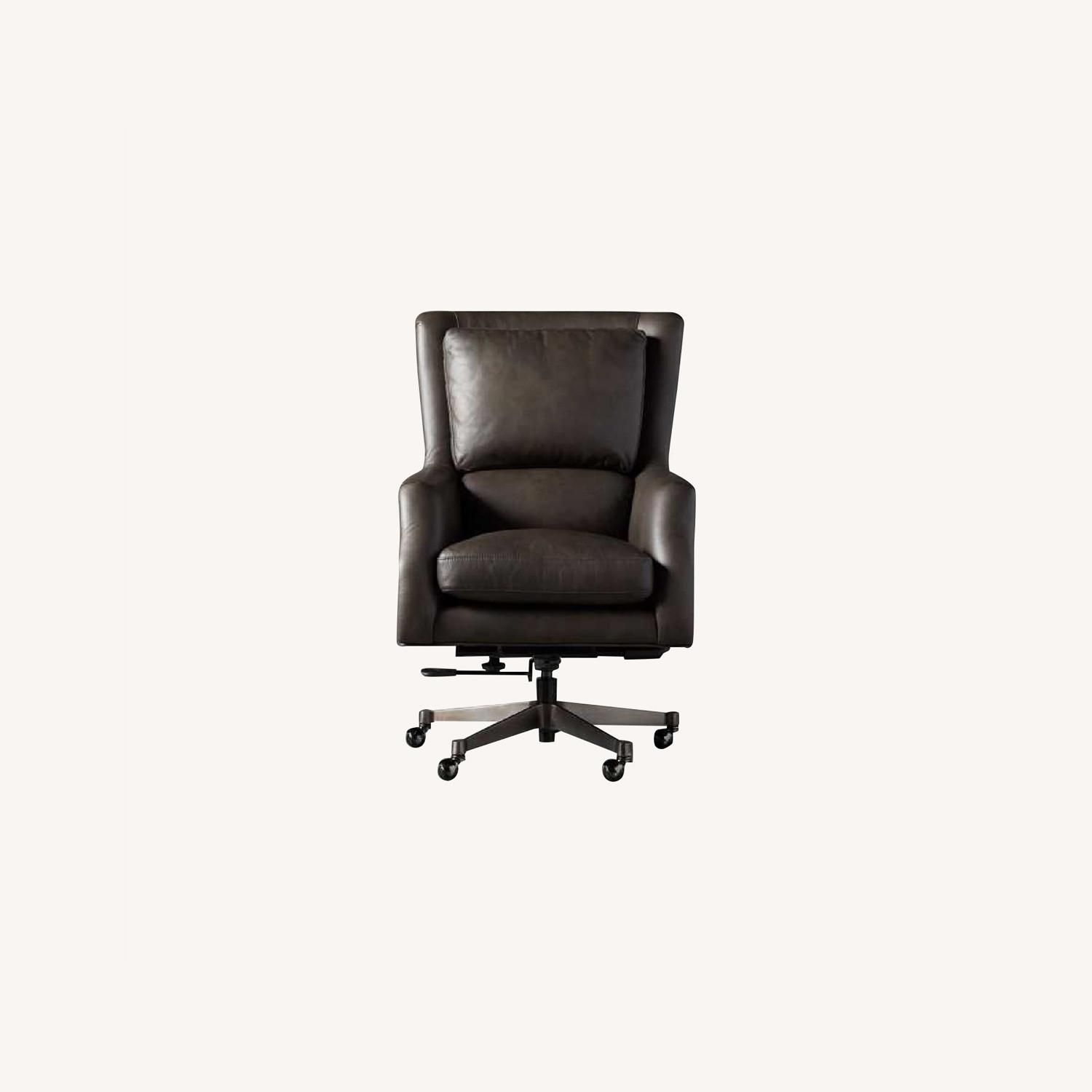 Arhaus Alex Leather Desk Chair - image-0
