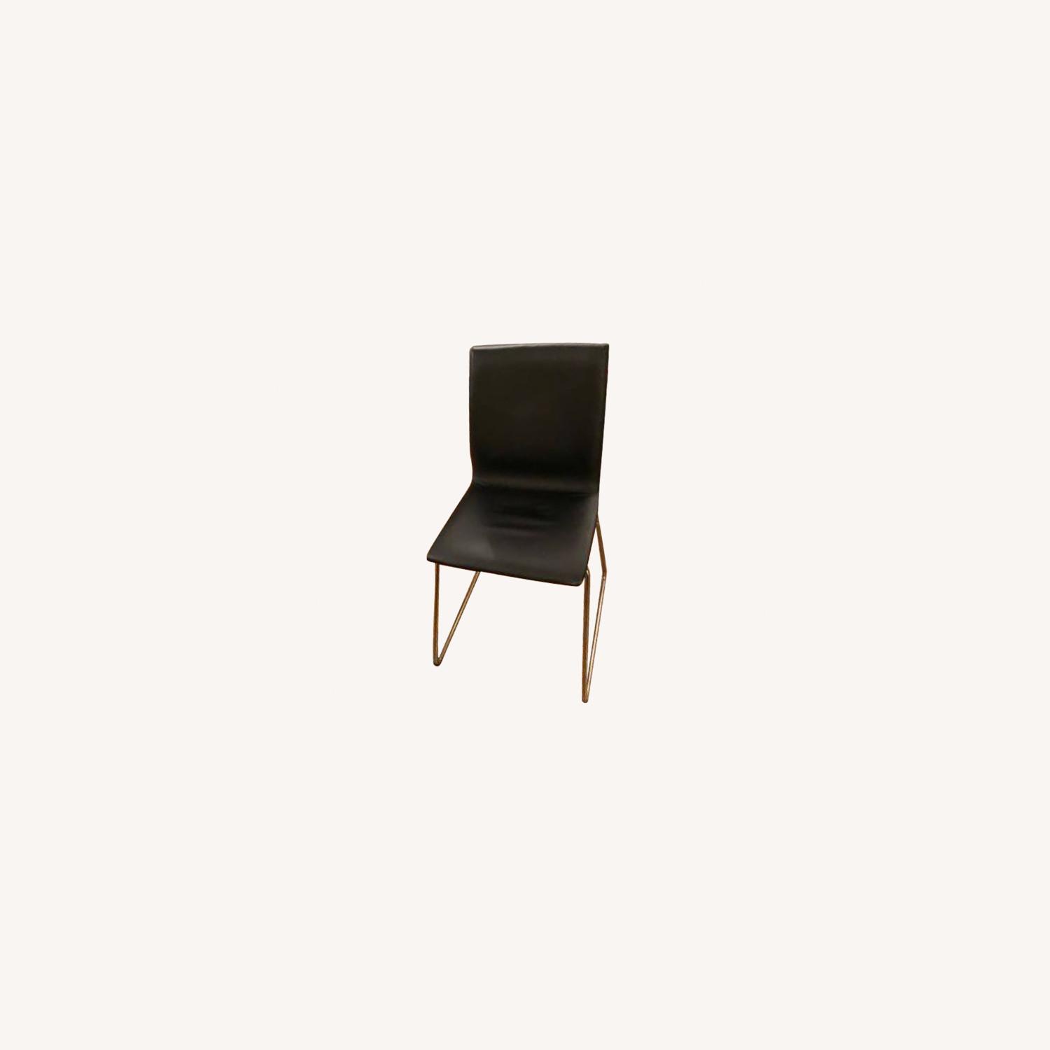 IKEA 2 Volfgang Black and Chrome Chairs - AptDeco