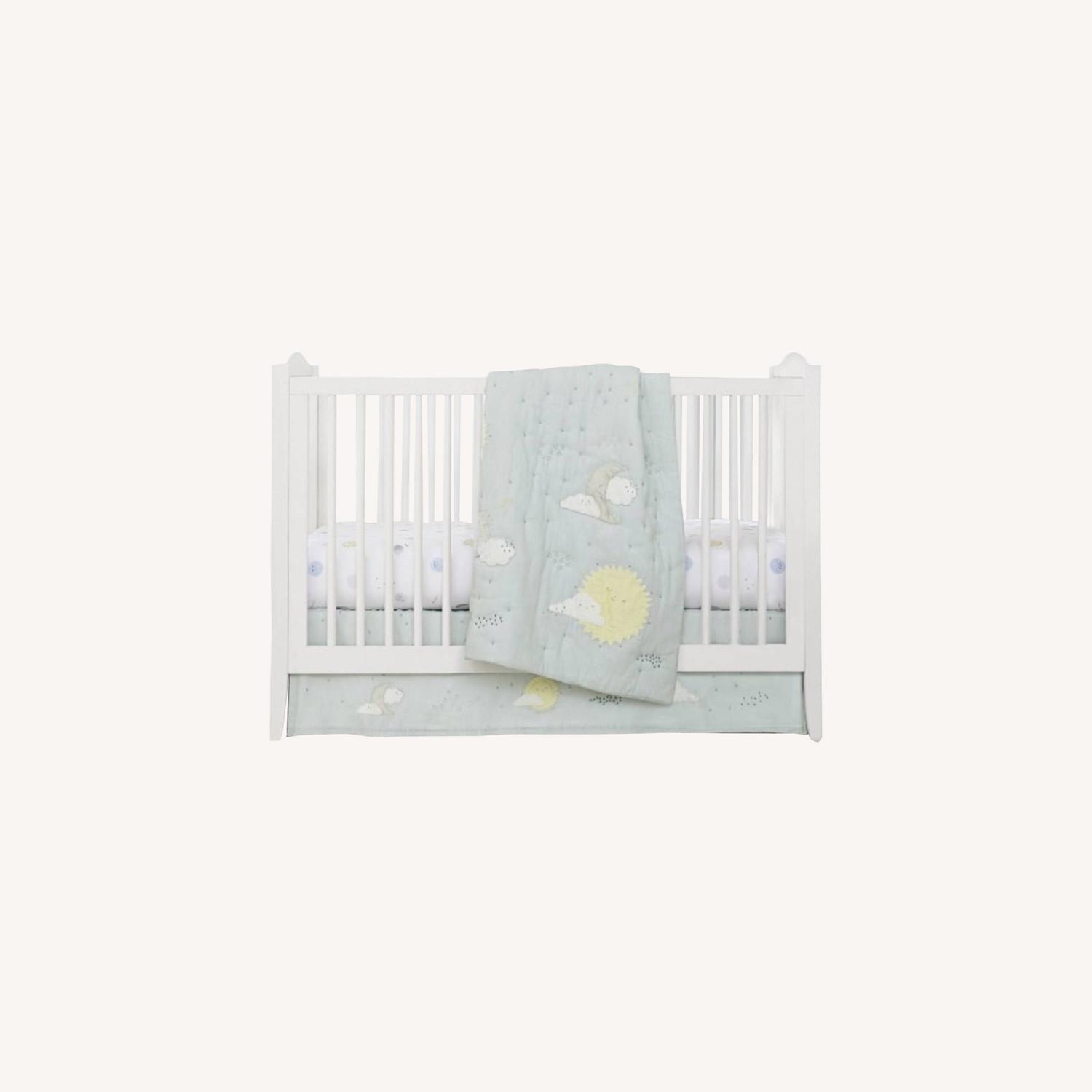 Pottery Barn Solid Wood Convertible Emerson White Crib AptDeco