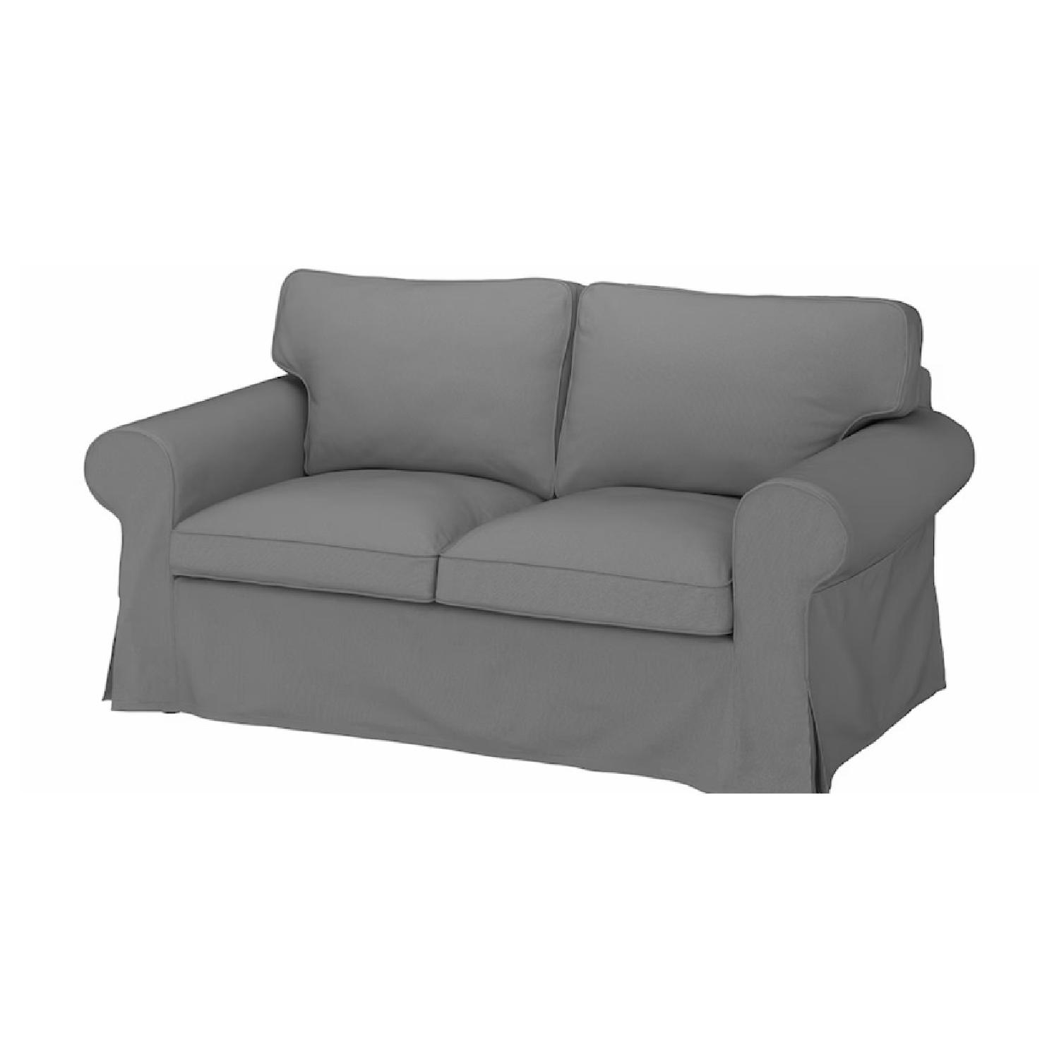 IKEA Uppland Loveseat, Remmarn Light Gray - image-5