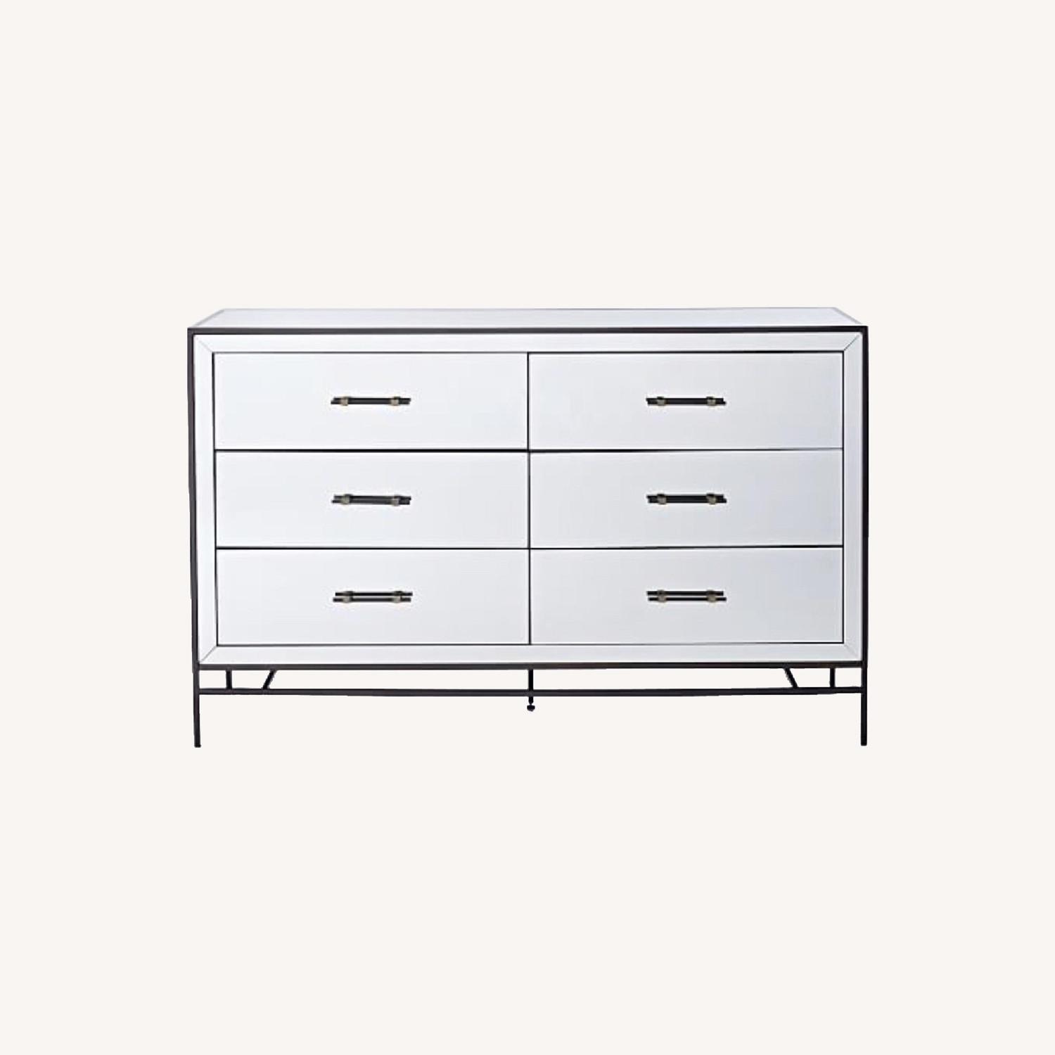 West Elm Mirrored Dresser AptDeco