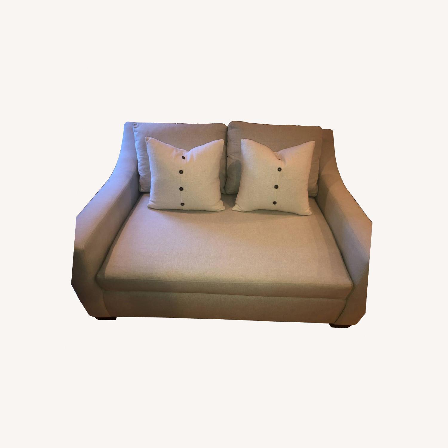 Pottery Barn Loveseat AptDeco