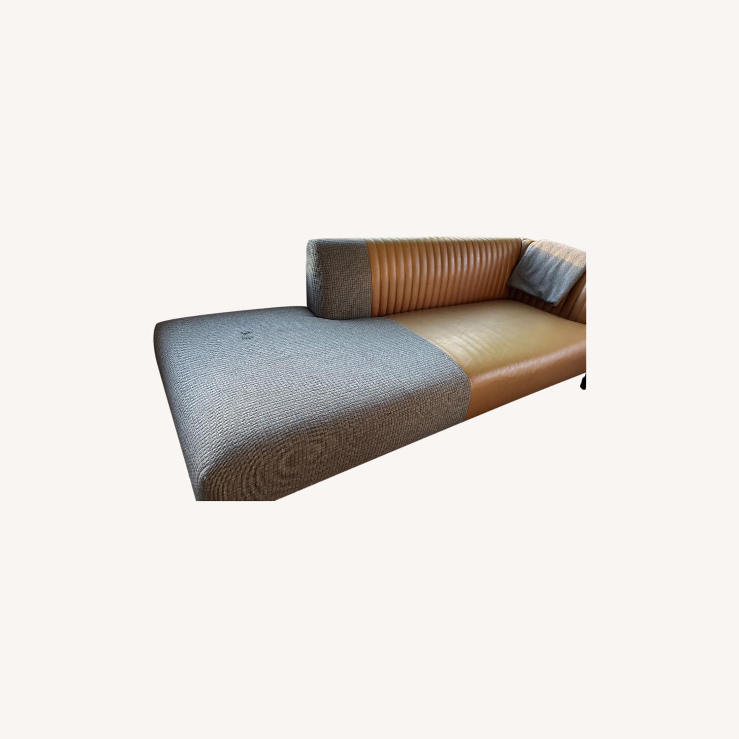 Two Tone Designer City Sofa - image-0
