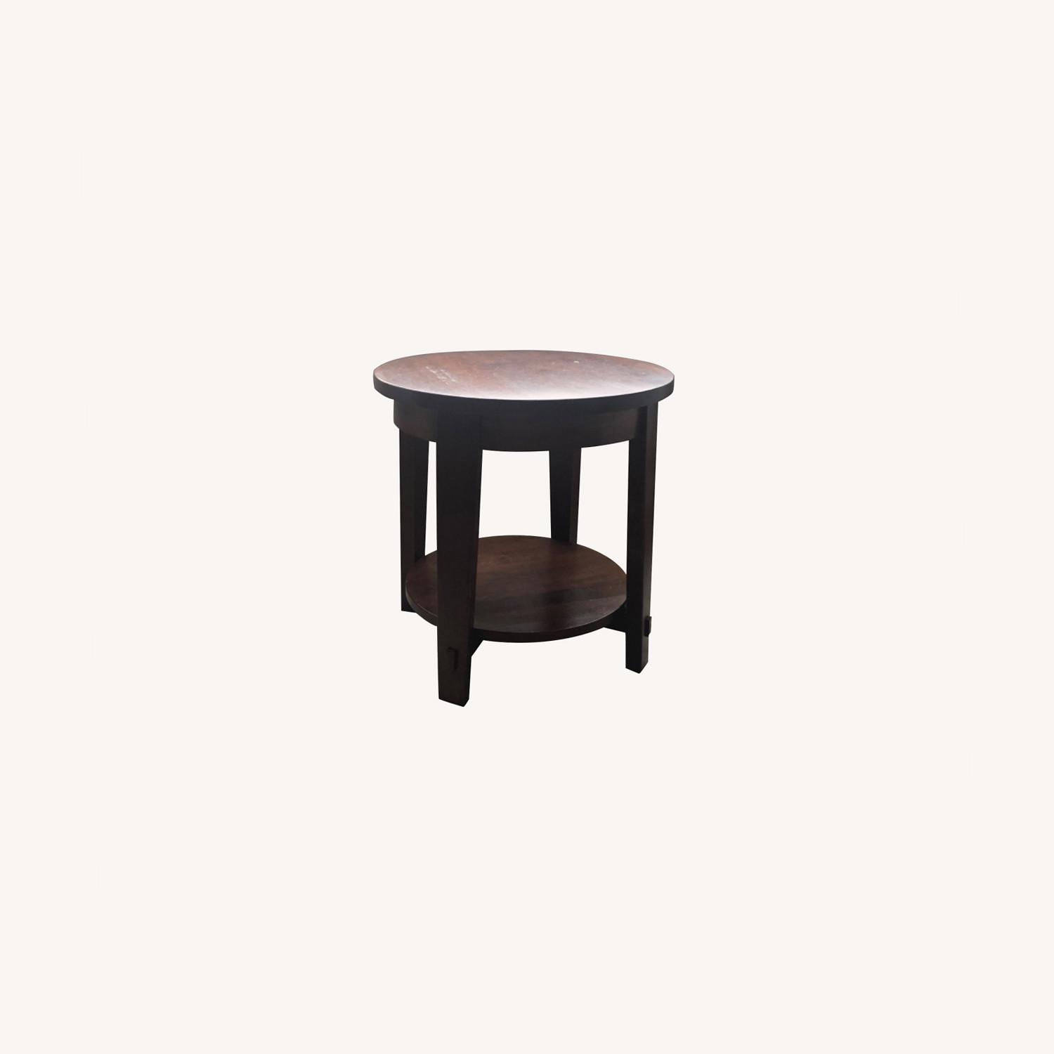 Pottery Barn Round Side Table - image-0
