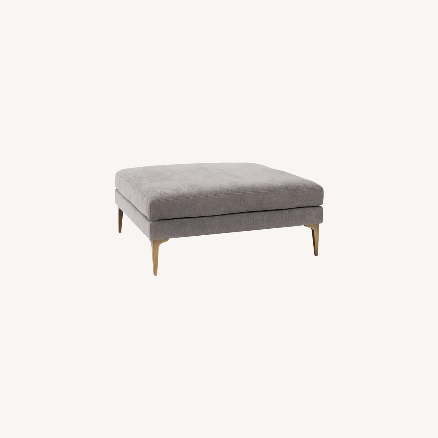 West Elm Andes Ottoman - image-0