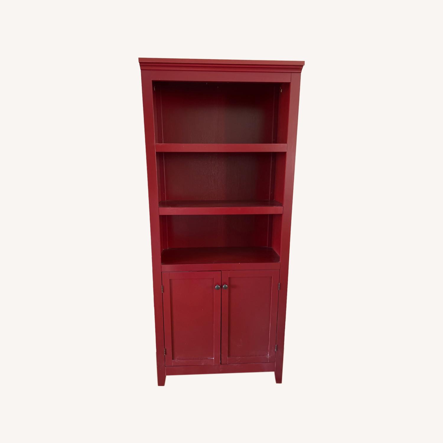 Threshold Red Carson 2 Door Bookshelf - image-0