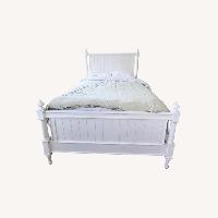 Ethan Allen White Bed