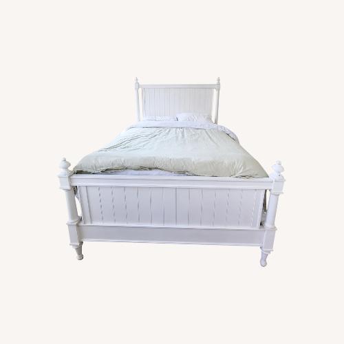 Used Ethan Allen White Bed for sale on AptDeco