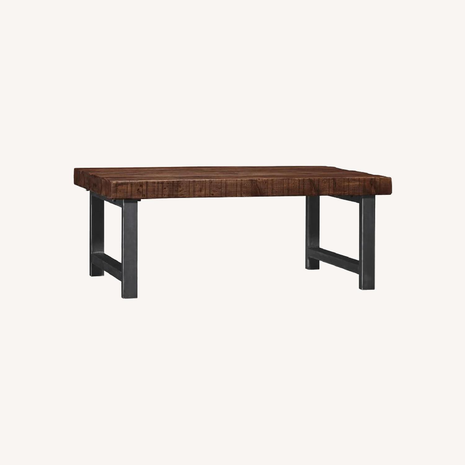 Pottery Barn Griffin Reclaimed Wood Coffee - image-0